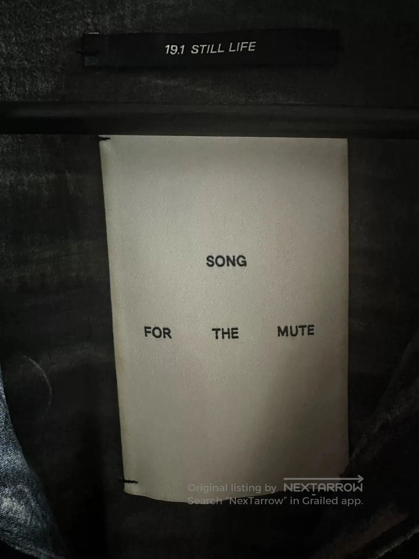 Song For The Mute SFTM 19.1 Still Life Textured Jacket. Size US M / EU 48-50 / 2 - 3 Thumbnail