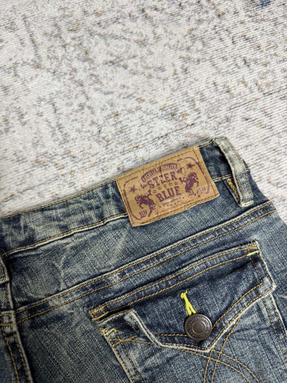 Tornado Mart Steer blue y2k ifsix style denim pants Size US 32 / EU 48 - 8 Thumbnail