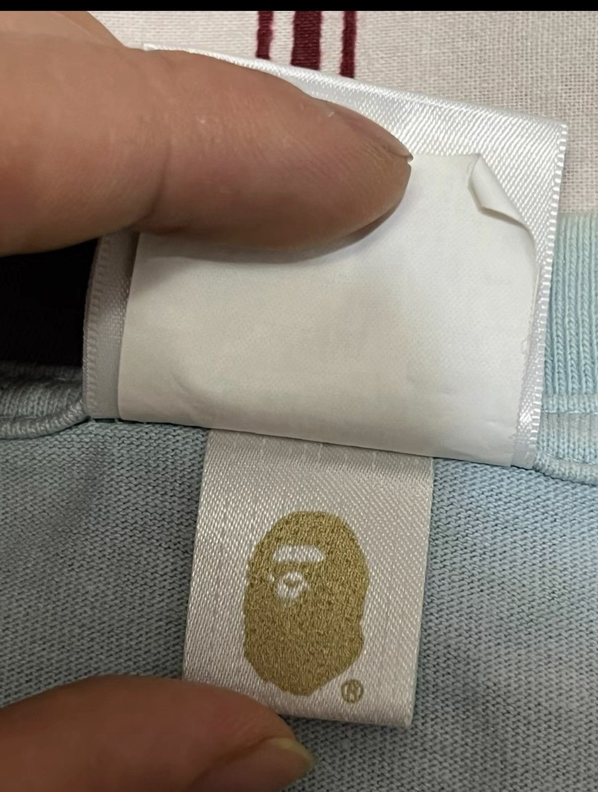 Bape BAPE OG Nigo era sky blue short-sleeve tee Size US L / EU 52-54 / 3 - 6 Thumbnail