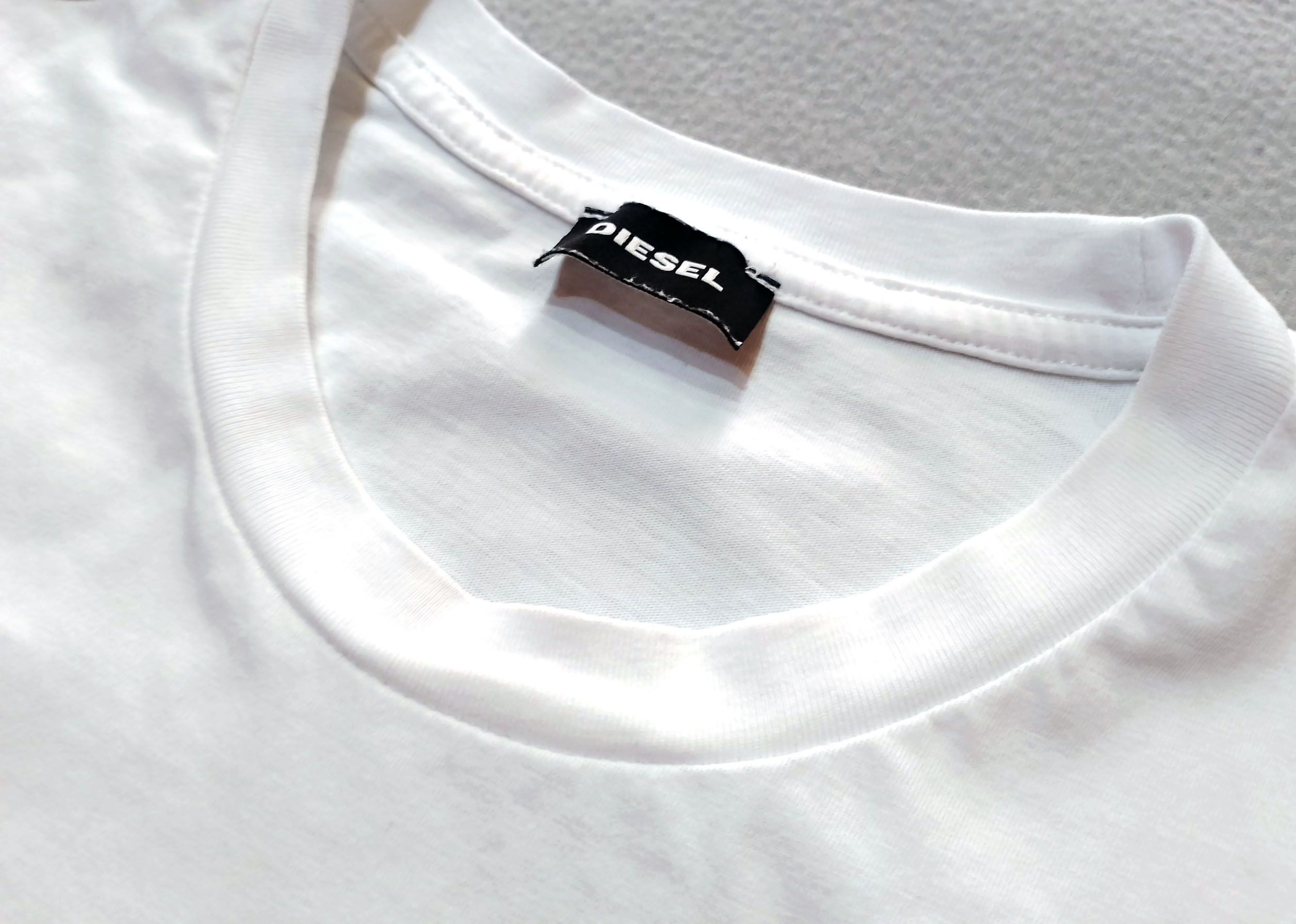 Diesel Diesel Mens T-Shirt White Size M T-DIEGOR-K46 Size US M / EU 48-50 / 2 - 3 Thumbnail
