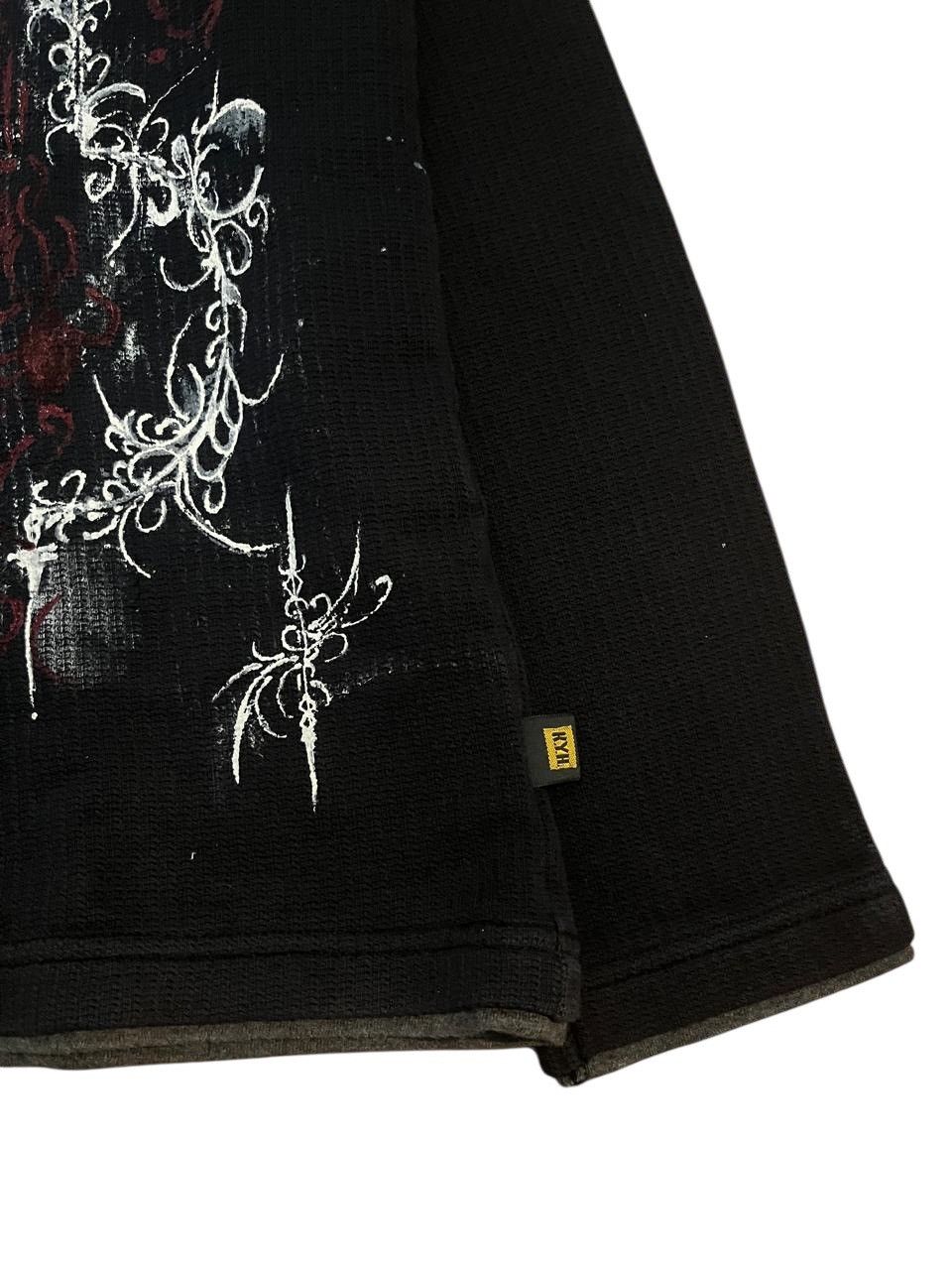Le Grande Bleu (L.G.B.) 2000s KYH • Hand Painted tribal gothic Size US M / EU 48-50 / 2 - 5 Thumbnail