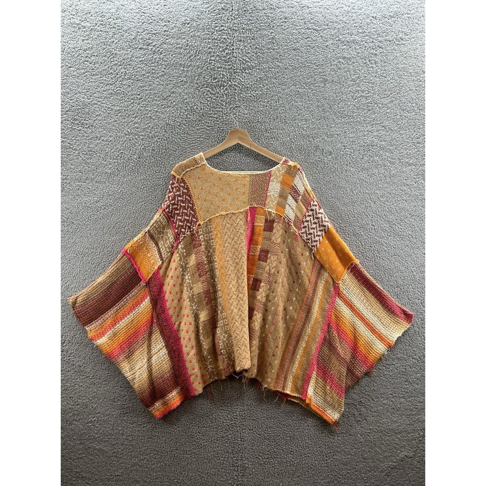 Free People Free People Desert Flowers Pullover Poncho Oversized Small Size S / US 4 / IT 40 - 3 Thumbnail
