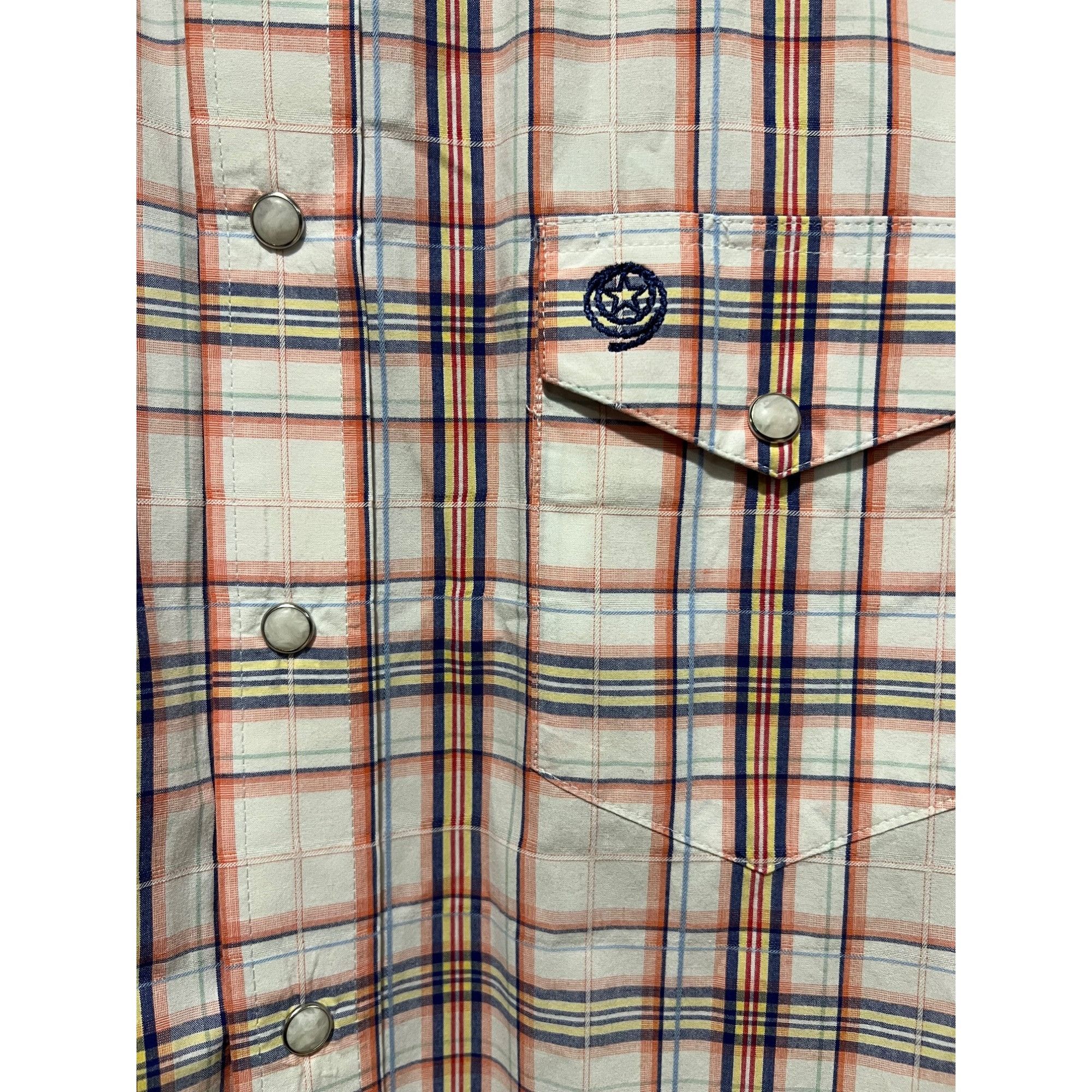 Wrangler George Strait Western Pearl Snap Long Sleeve Button Up Shirt Size US M / EU 48-50 / 2 - 2 Thumbnail