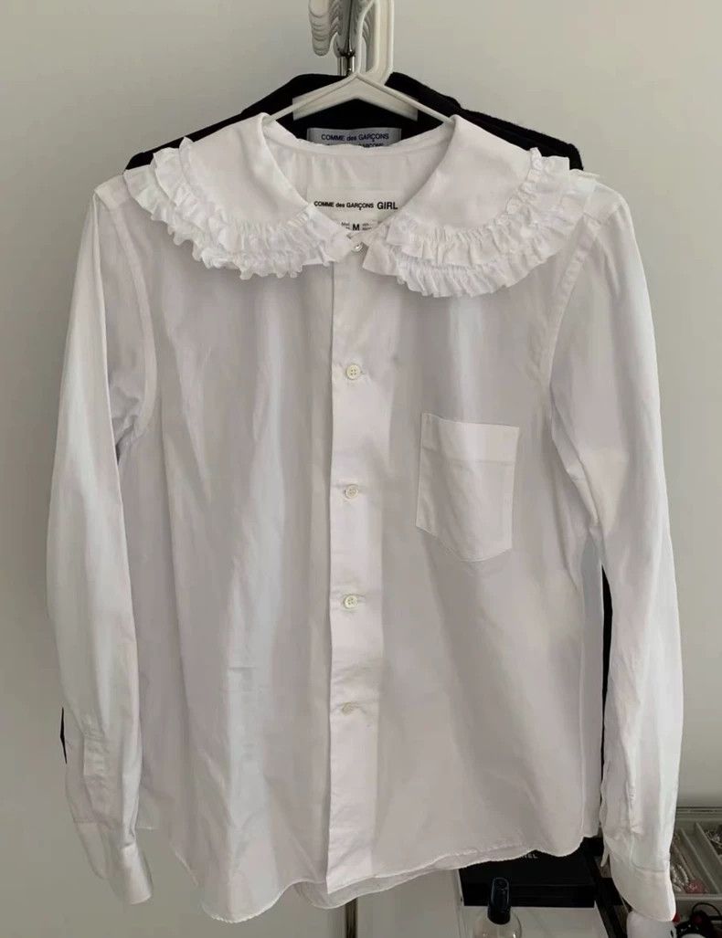 Comme des Garcons Comme Des Garcons Set double lace collar shirt Size M / US 6-8 / IT 42-44 - 1 Thumbnail