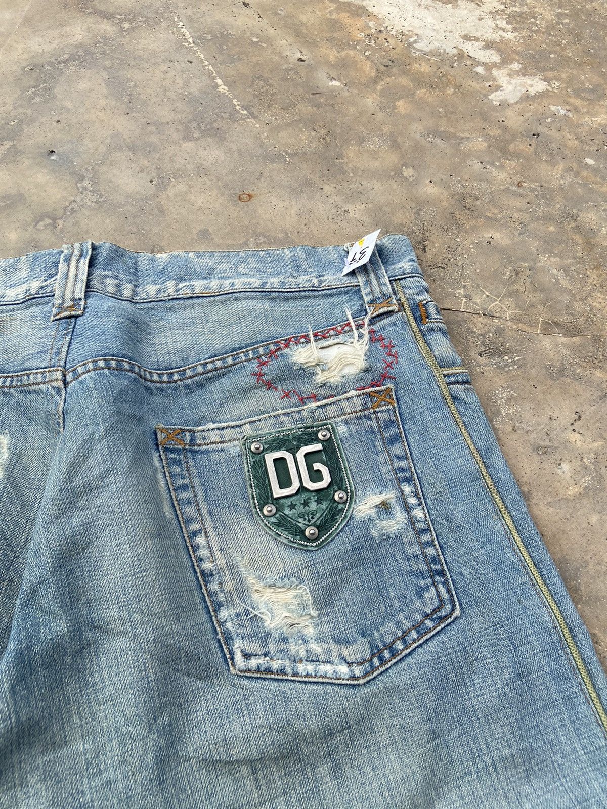 Dolce & Gabbana VINTAGE DOLCE & GABBANA DISTRESSED PANT Size US 32 / EU 48 - 8 Thumbnail