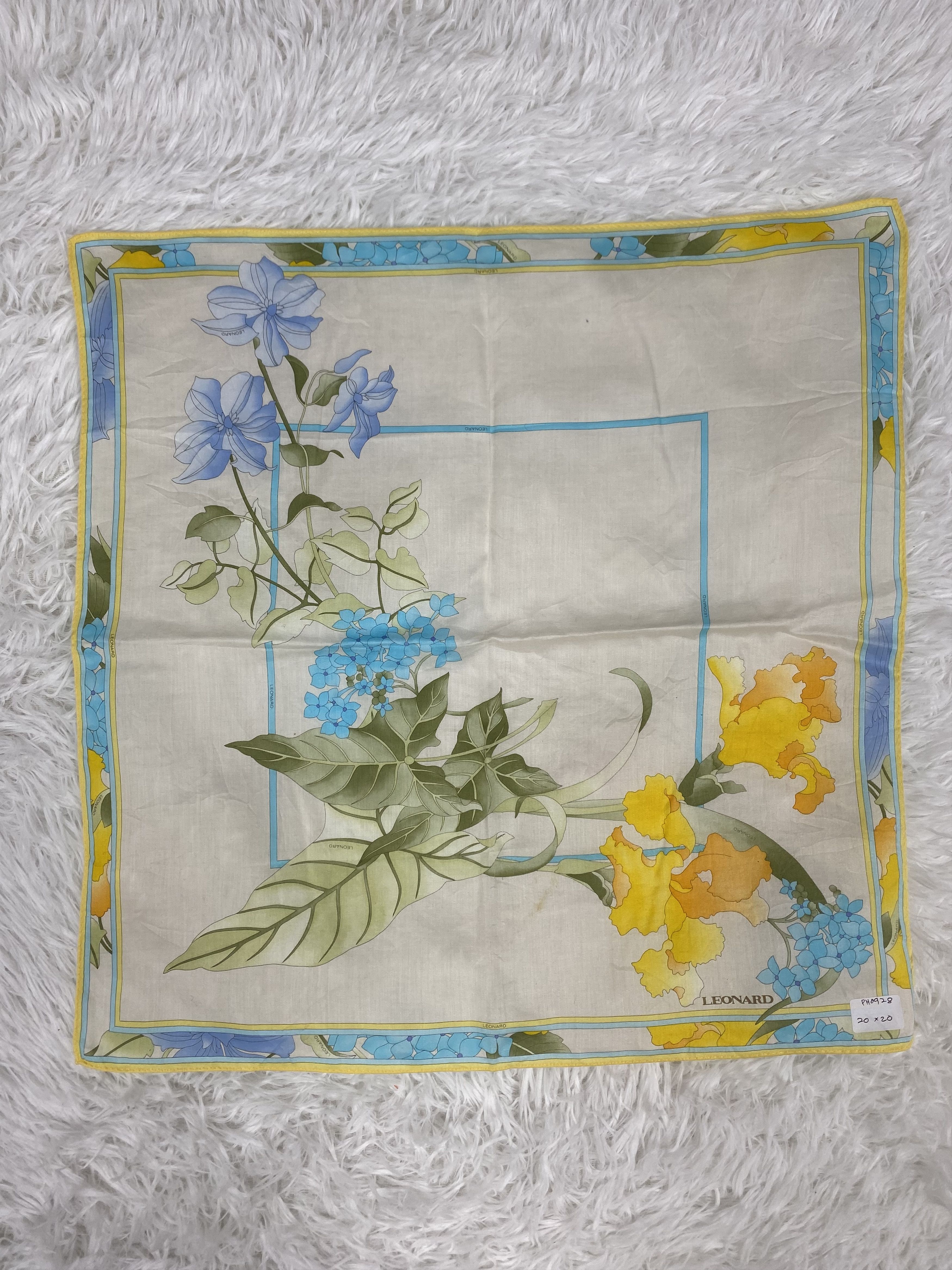Leonard Paris × Vintage Vintage Leonard Handkerchief Neckerchief PH0928 Size ONE SIZE - 3 Thumbnail