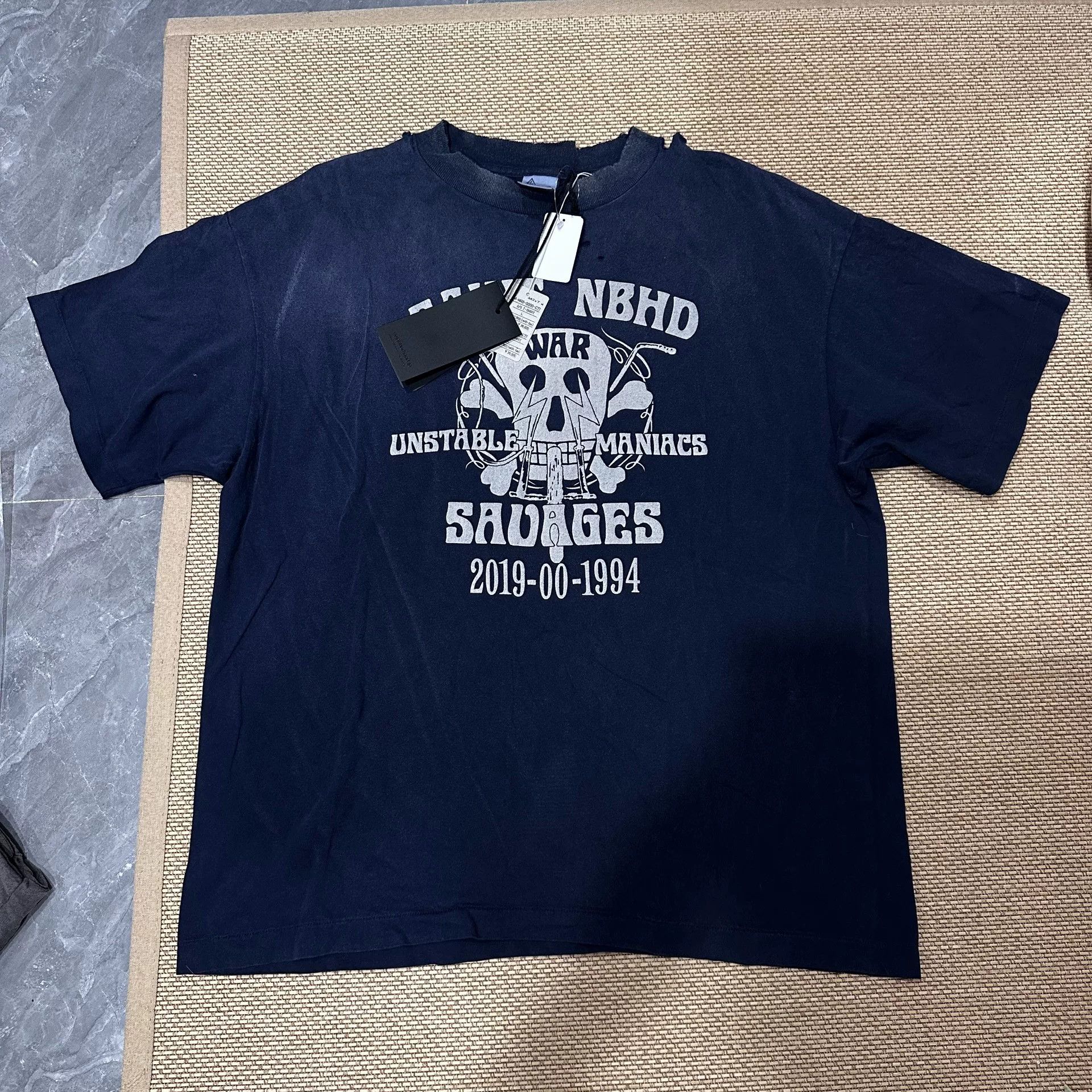 Saint Michael Saint Michael Vintage Wash Black T-Shirt Size US L / EU 52-54 / 3 - 1 Thumbnail