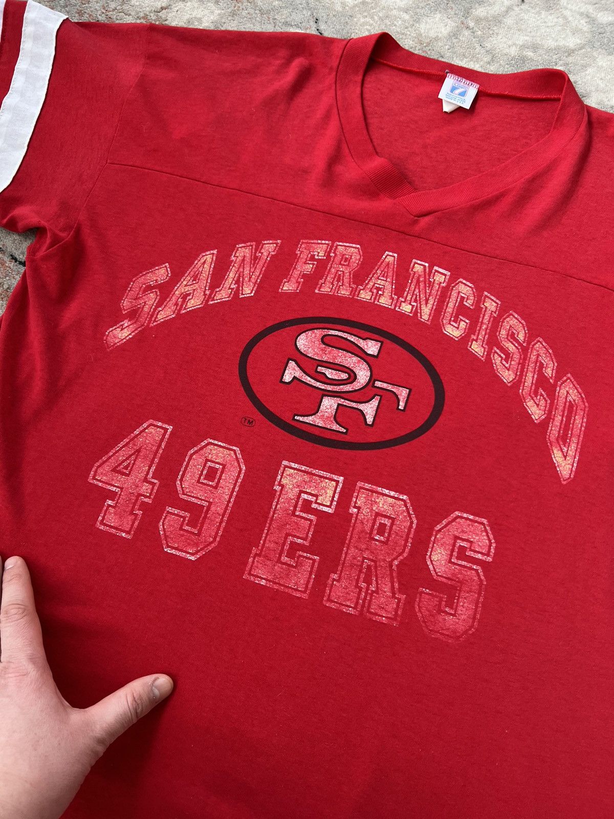 NFL Rare San Francisco 49 ERS Made In USA Tee Size US XXL / EU 58 / 5 - 2 Thumbnail