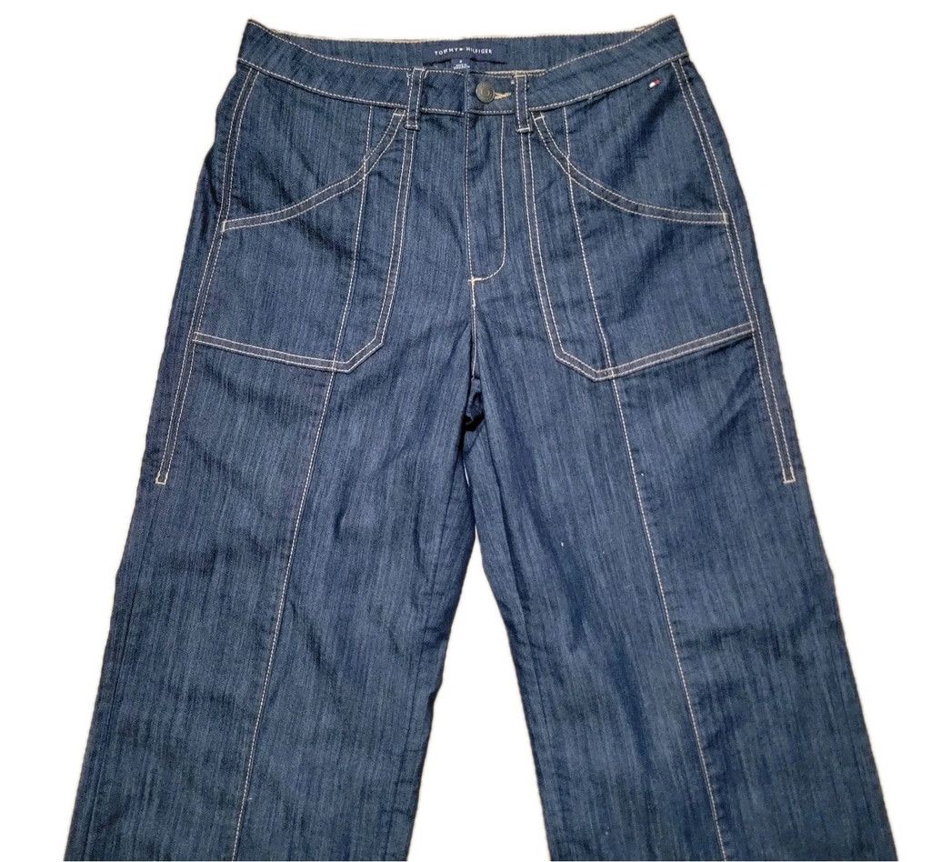 Tommy Hilfiger Tommy Hilfiger Women’s High-Rise Wide-Leg Crop Size 4 Size 27" / US 4 / IT 40 - 5 Thumbnail