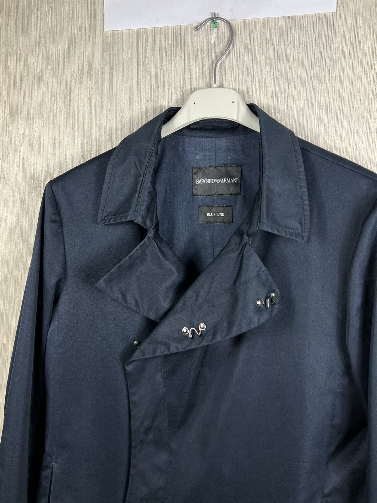 Emporio Armani Emporio Armani BlueLine asymmetrical cut jacket clips blazer Size US M / EU 48-50 / 2 - 11 Thumbnail
