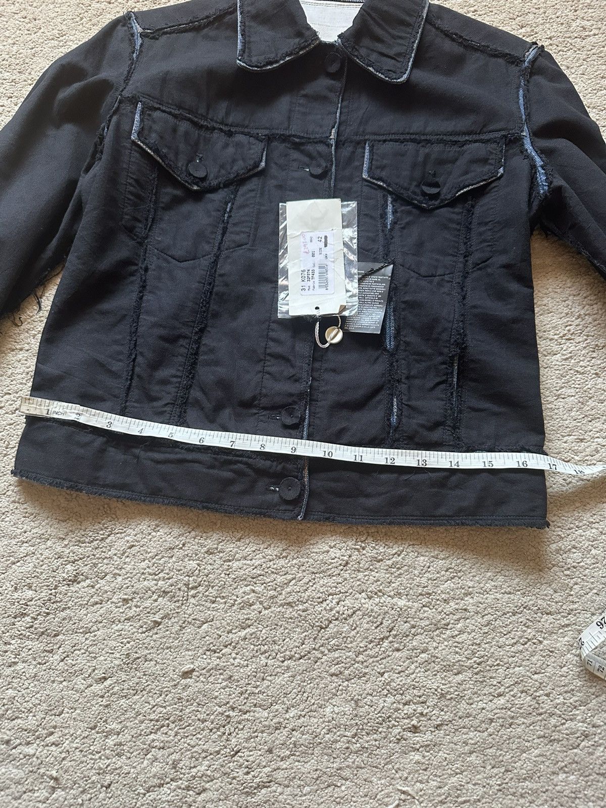 Maison Margiela FW04 Artisanal Maison Margiela Black Overlay Jacket Size US XS / EU 42 / 0 - 23 Thumbnail