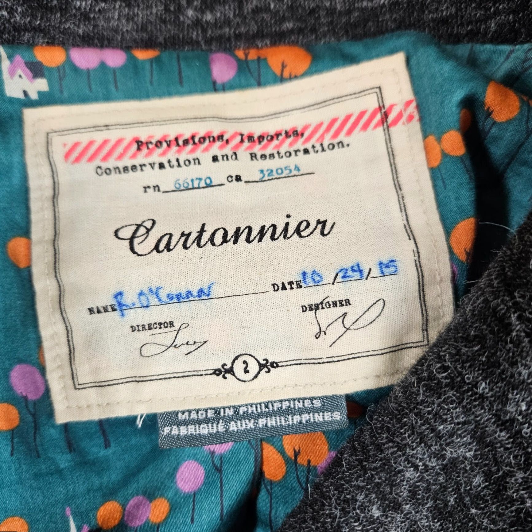 Vintage Cartonnier Blazer Womens Sz 2 Black Button Front Long Sleeve Shirt Jacket Size XS / US 0-2 / IT 36-38 - 6 Thumbnail