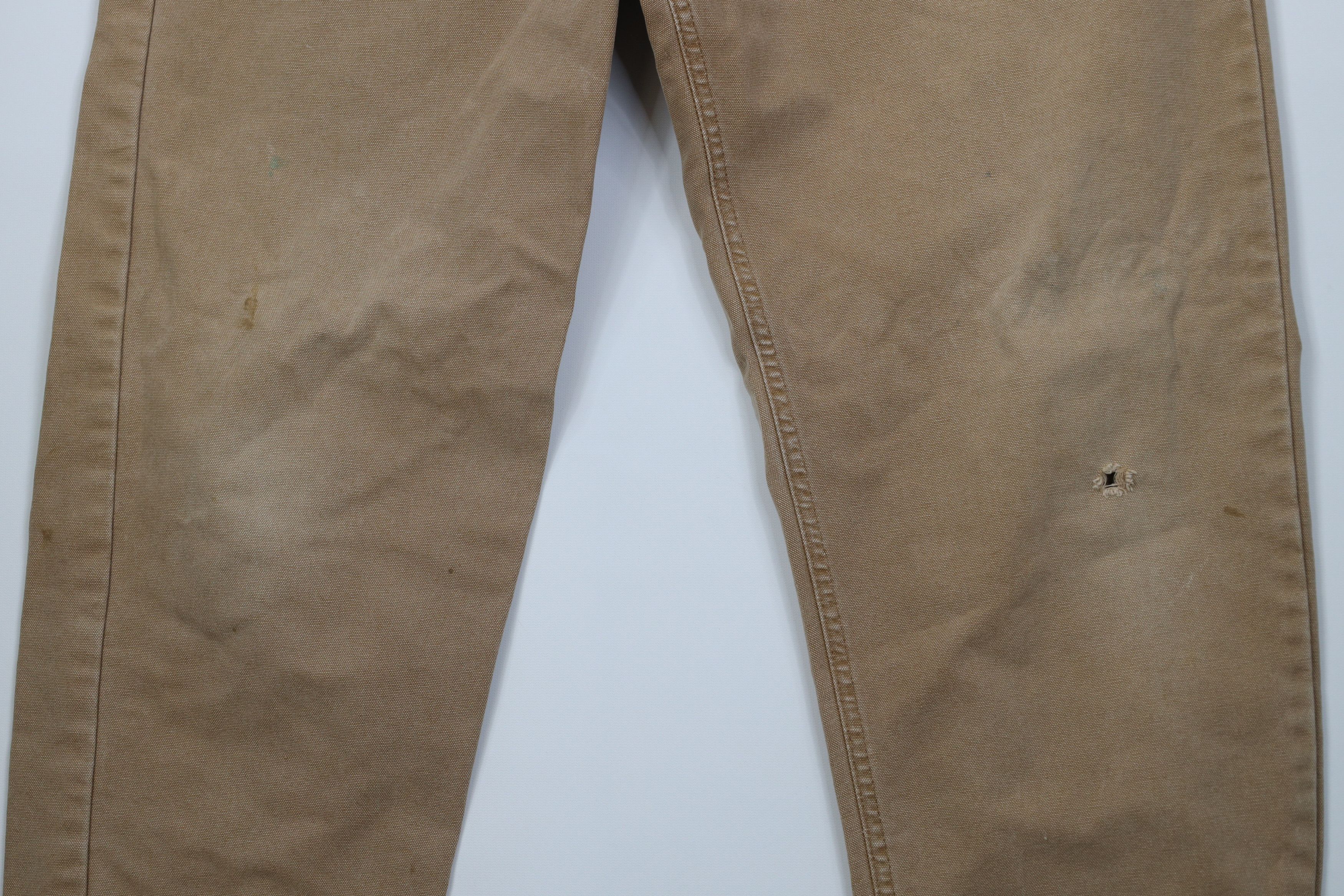 Carhartt Vintage 90s Carhartt Wide Leg Canvas Dungaree Pants USA Size US 40 / EU 56 - 3 Thumbnail