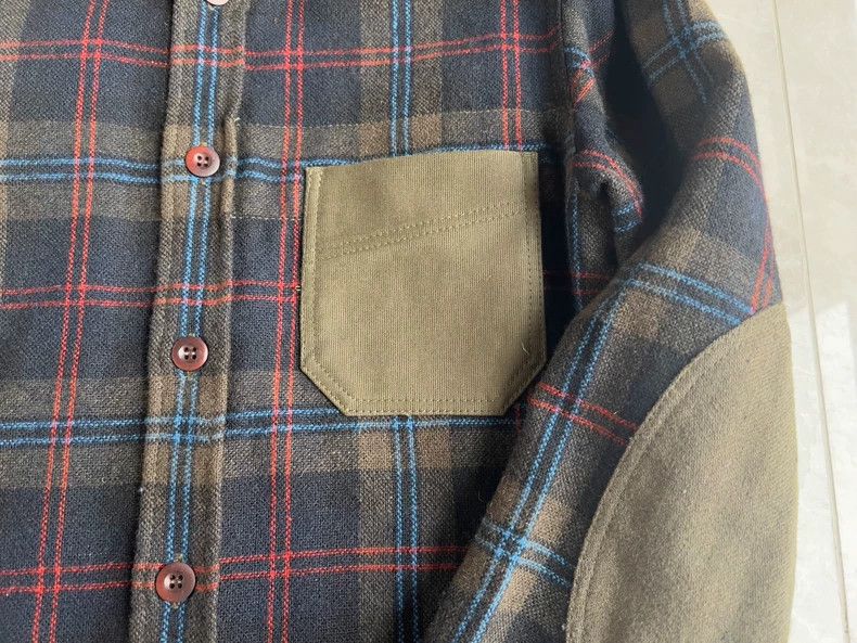 Comme des Garcons Comme Des Garcons Splicing wool shirt 2503-Nextarrow Size US XS / EU 42 / 0 - 3 Thumbnail