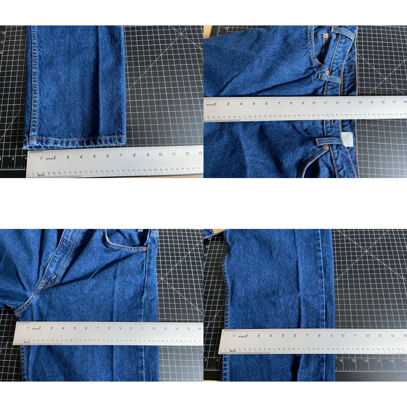 Levi's VINTAGE Levi's 505 Jeans Men 36 x 34 Blue Straight Size US 34 / EU 50 - 8 Thumbnail