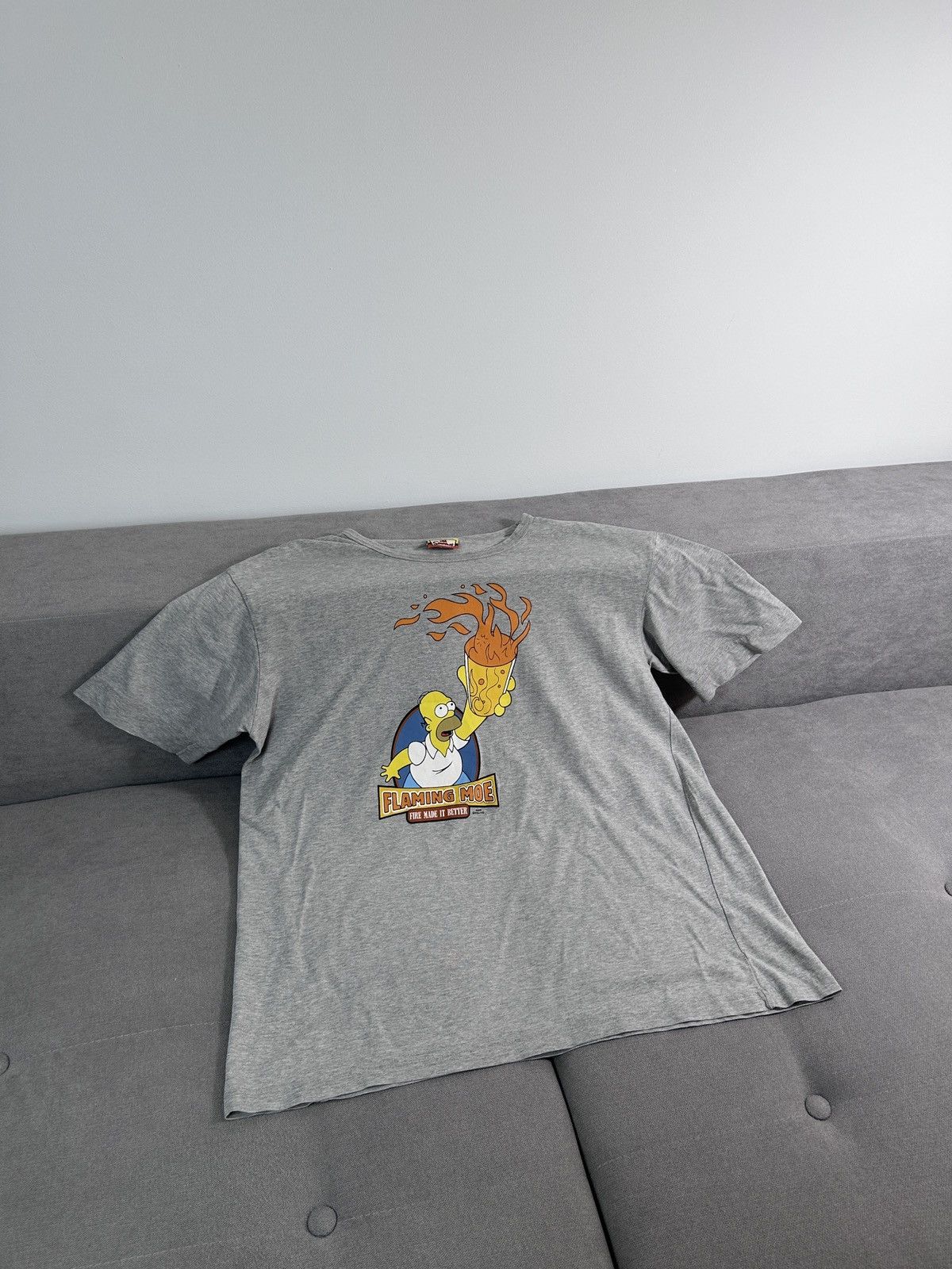 The Simpsons × Vintage Vintage 00s Simpsons Flaming Moe Size US L / EU 52-54 / 3 - 2 Thumbnail