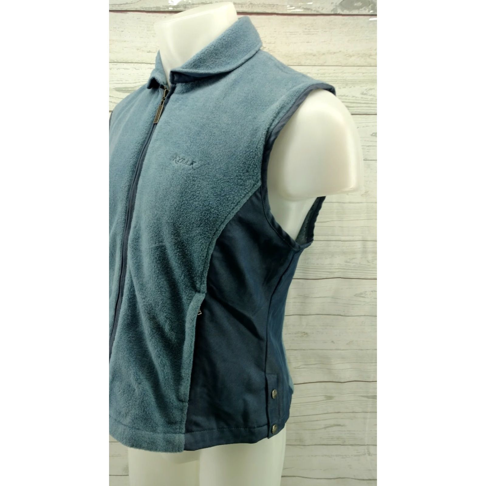 Vintage Blue Kyra. K Trainer Womens Equestrian Sportsman Full Zip Vest Size Large Size L / US 10 / IT 46 - 2 Thumbnail