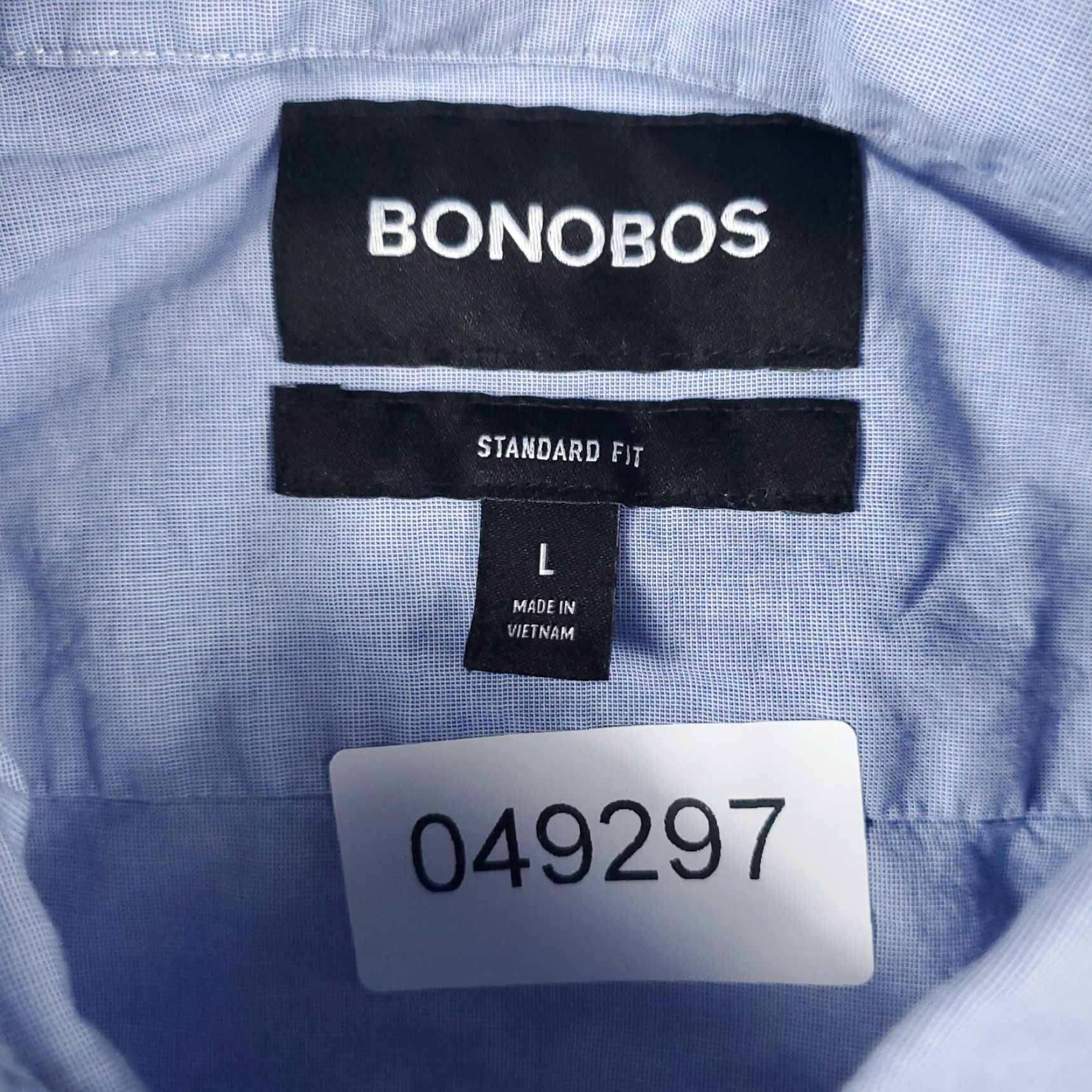 Bonobos Bonobos Shirt Mens Size Large Blue Button-Up Long Sleeve Casual Business Formal Brand: Bonobos - Adult Large Blue Button-Down Shirt Size US L / EU 52-54 / 3 - 6 Thumbnail