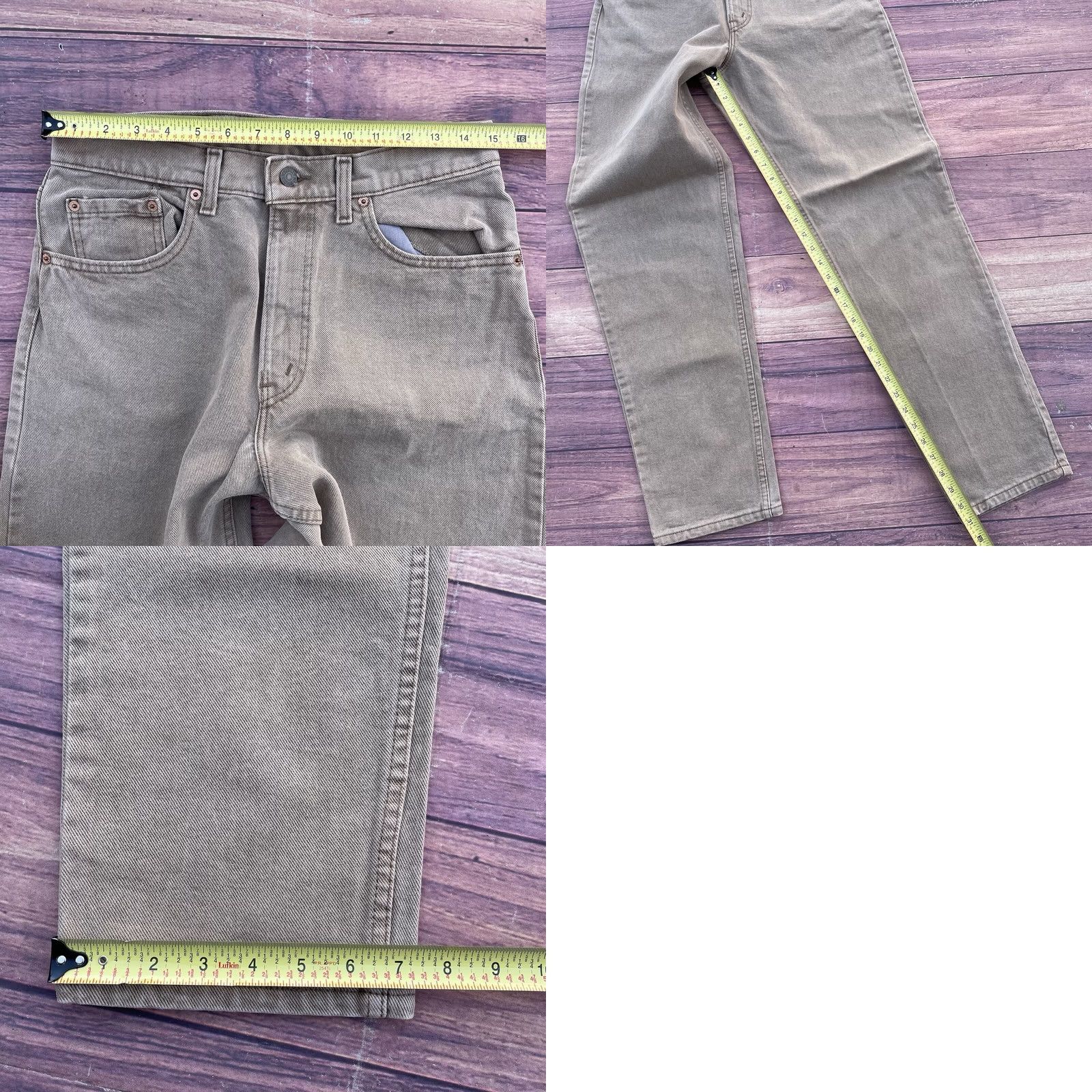Levi's VINTAGE Levi's 550 Jeans Mens 32 USA Made 90s Medium Wash Straight Brown Denim Size US 32 / EU 48 - 8 Thumbnail