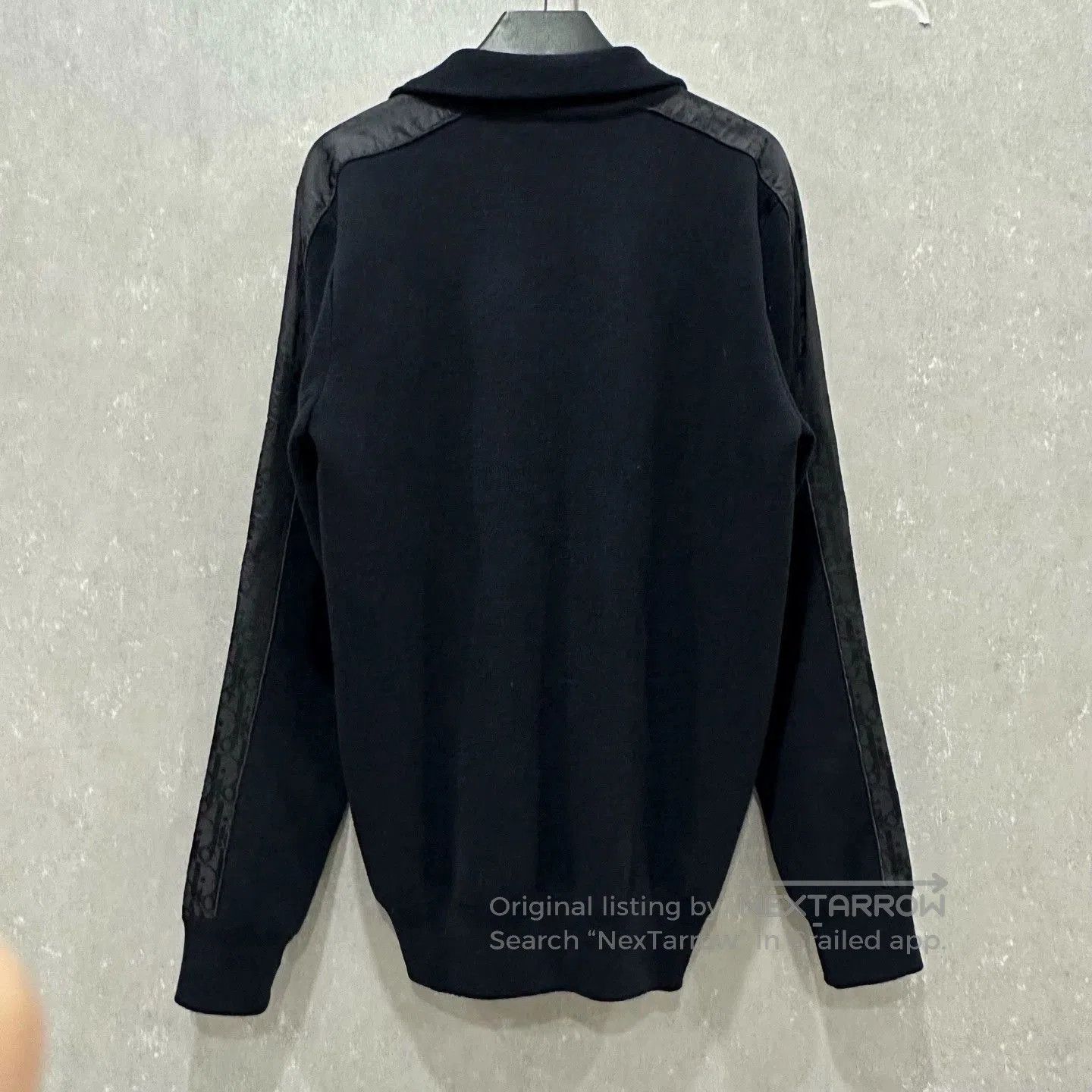 Dior Dior navy blue logo patchwork wool zip coat. Size US S / EU 44-46 / 1 - 4 Thumbnail