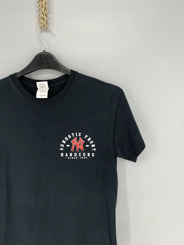 Band Tees × Vintage Agnostic Front NY Hardcore Vintage Y2K Rock Band Metal Tee Size US S / EU 44-46 / 1 - 6 Thumbnail