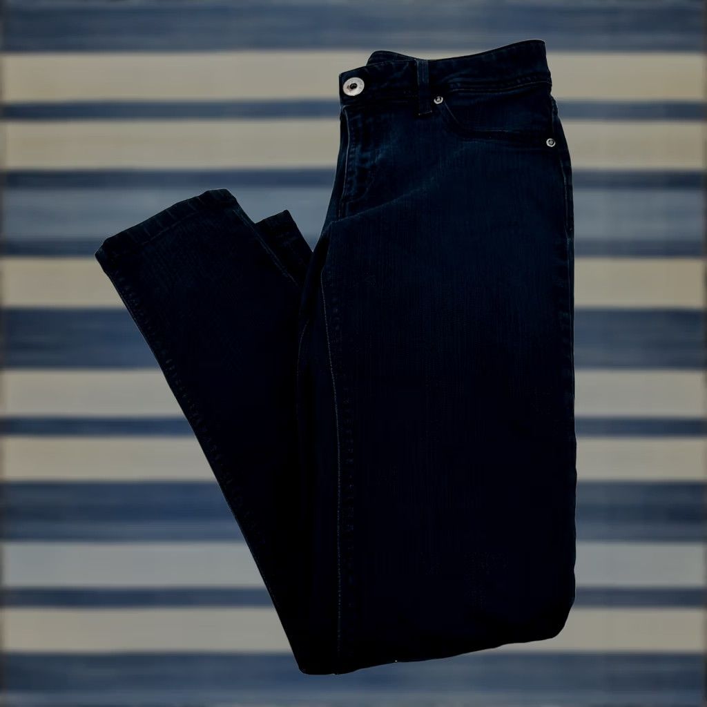 DL1961 VINTAGE DL1961 Emma Legging Jeans Womens 27 Dark Indigo 4-Way 360 Stretch Skinny Blue Size 27" / US 4 / IT 40 - 1 Thumbnail
