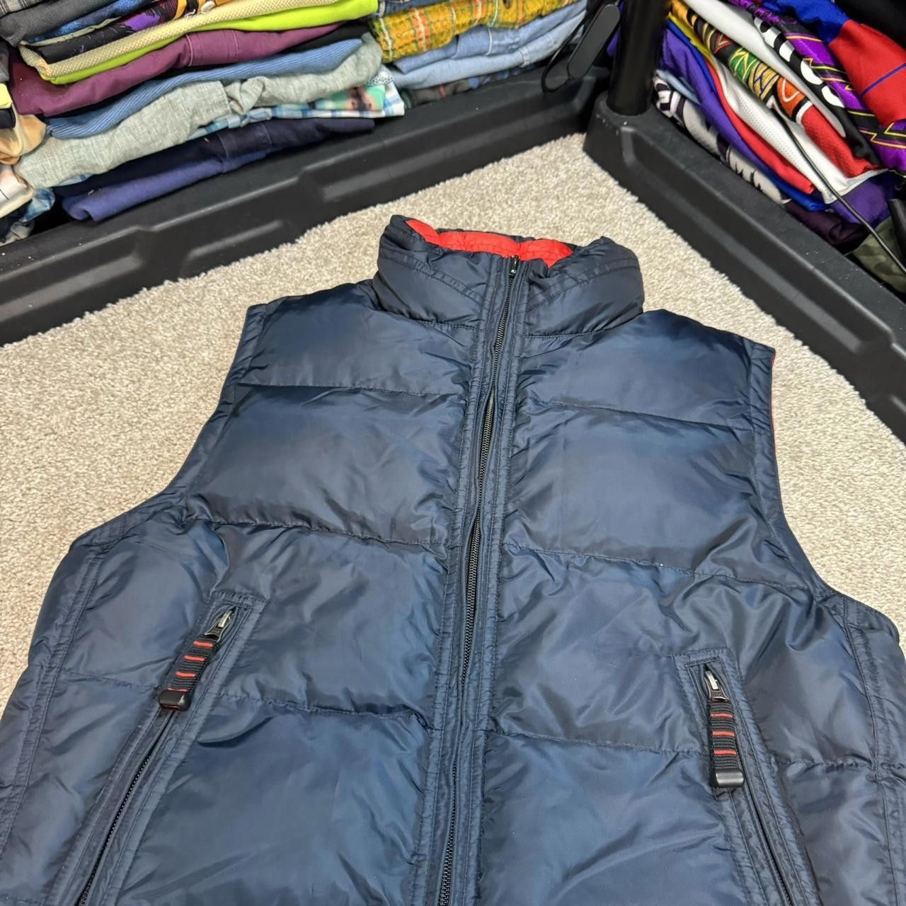 Gap VTG Y2K GAP Reversible Down Filled Nylon Puffer Vest Size US XS / EU 42 / 0 - 3 Thumbnail
