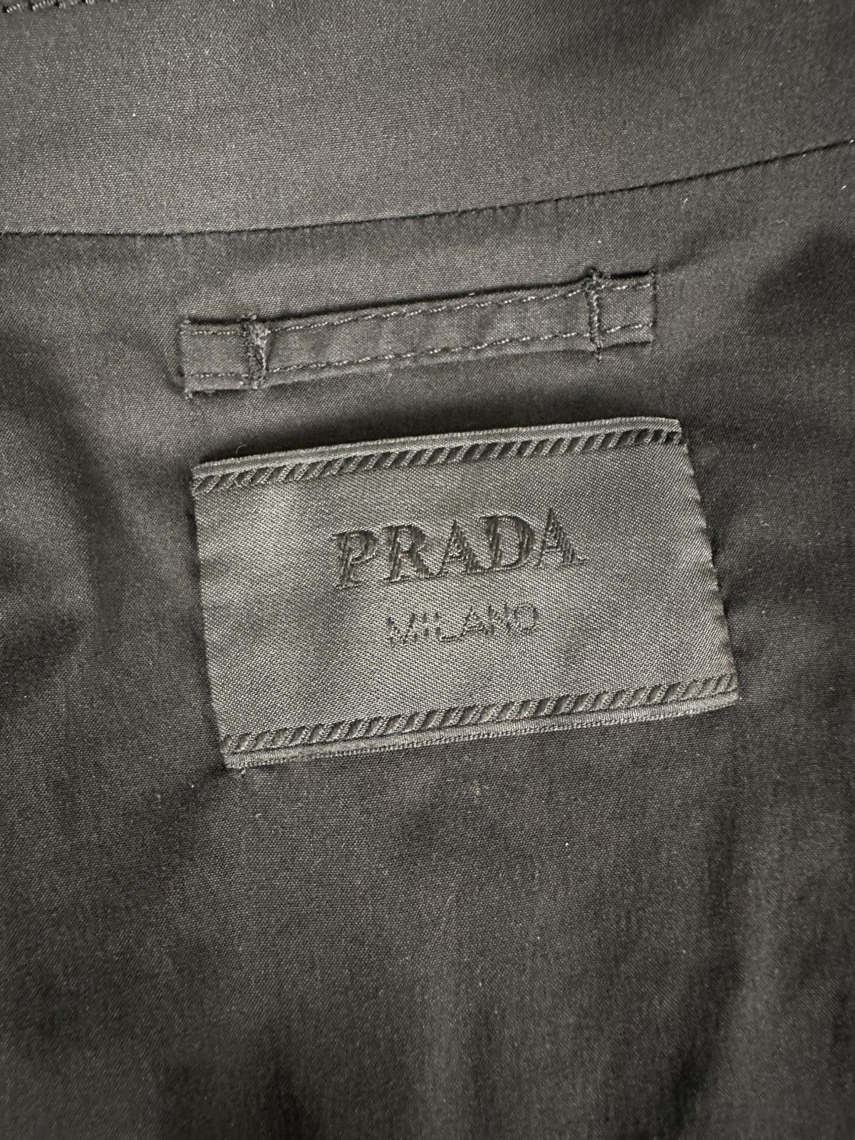 Prada Prada - Men’s Work Zip-Up Jacket in Black Size US L / EU 52-54 / 3 - 13 Thumbnail