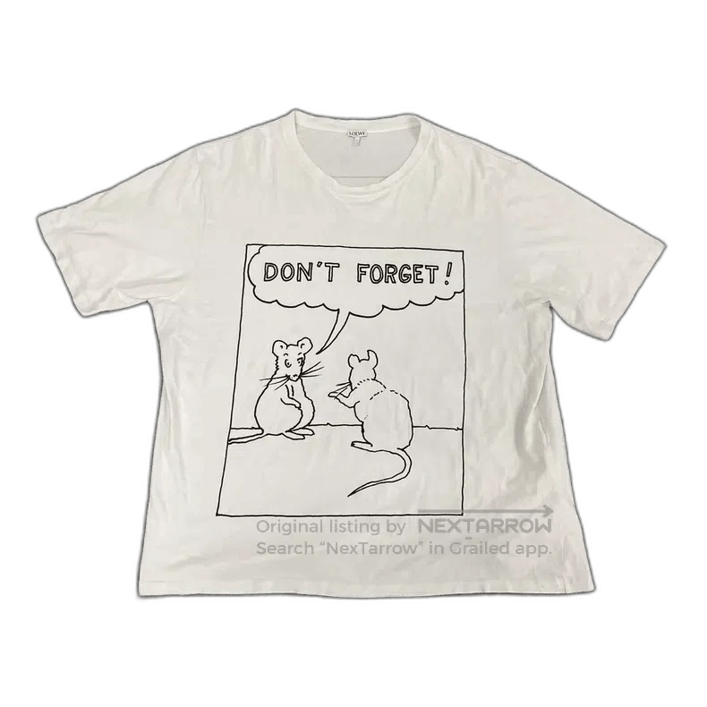 Loewe Loewe Mouse Graffiti Short Sleeve T. Size US XL / EU 56 / 4 - 1 Thumbnail