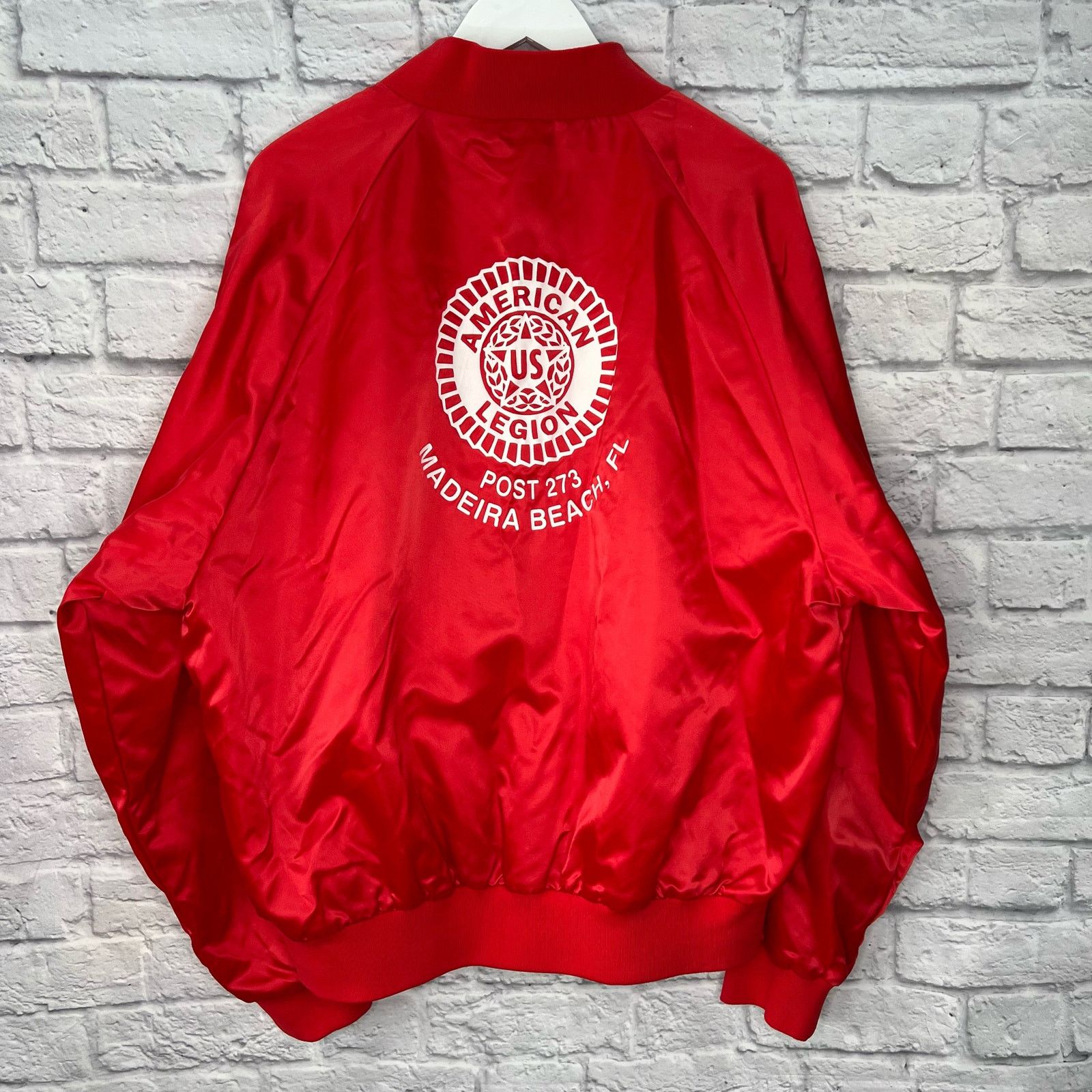Auburn Sportswear VTG Auburn Sportswear Nylon Red Jacket XL American Legion Size US XL / EU 56 / 4 - 1 Thumbnail