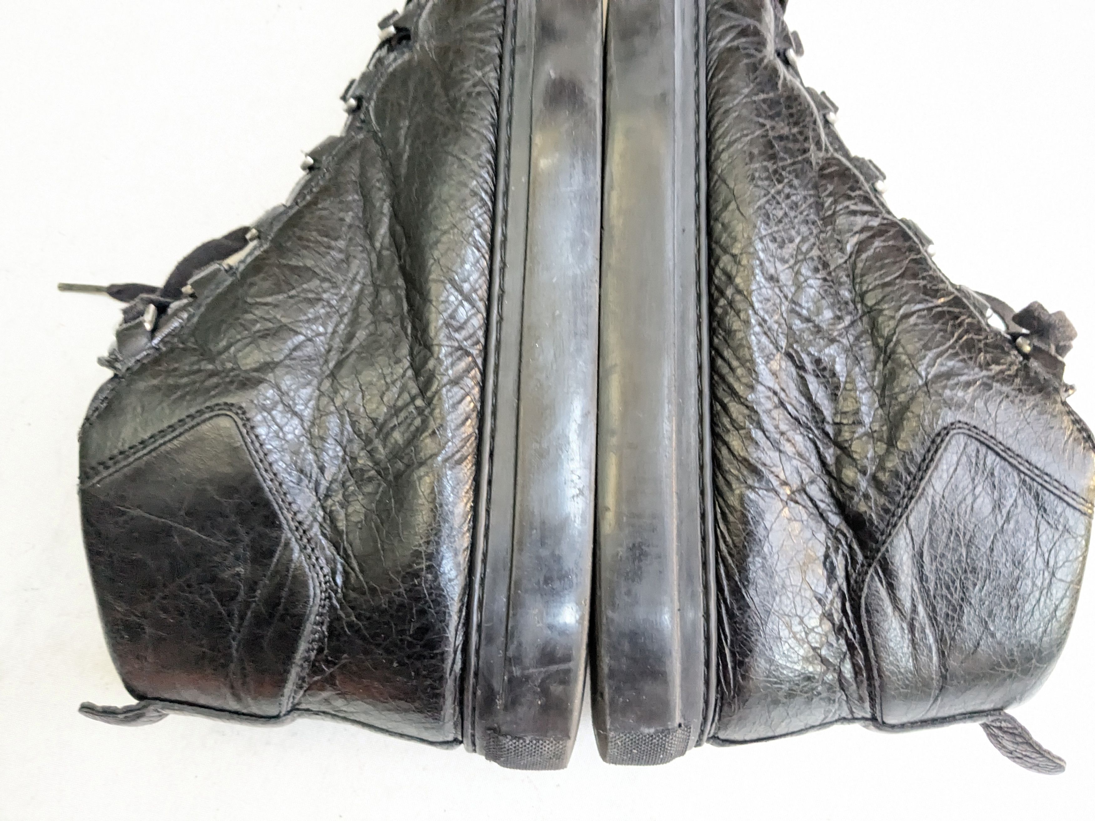 Balenciaga Balenciaga Arena Sneakers Black 11 High Tops Leather Size US 11 / EU 44 - 9 Thumbnail