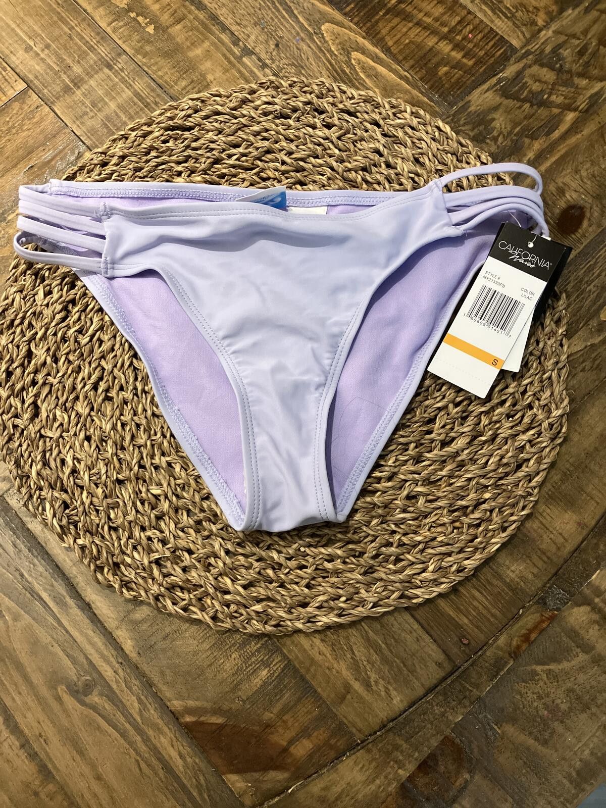 Other NWTCaliforniaWaves Lavender Bikini Bottom with Strappy Sides Size ONE SIZE - 1 Thumbnail