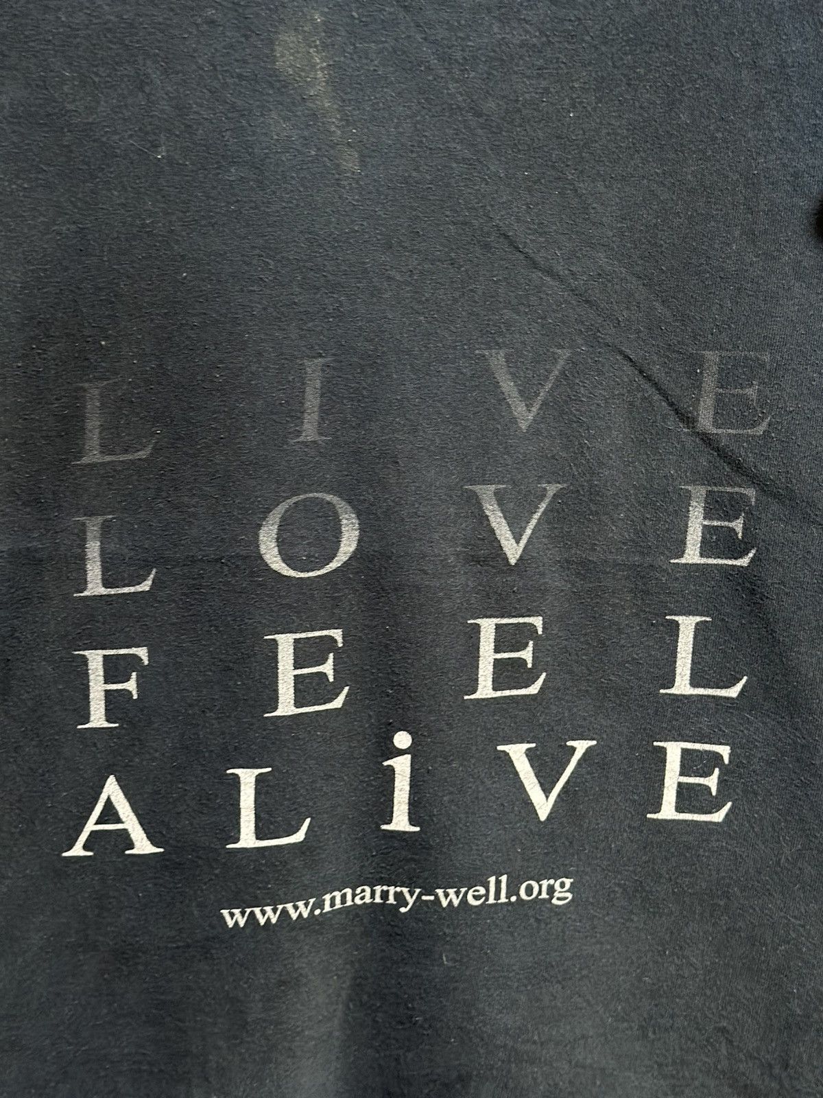 Gildan × Sears × Vintage Vintage Love Feel Alive Faded Tee Size US M / EU 48-50 / 2 - 3 Thumbnail