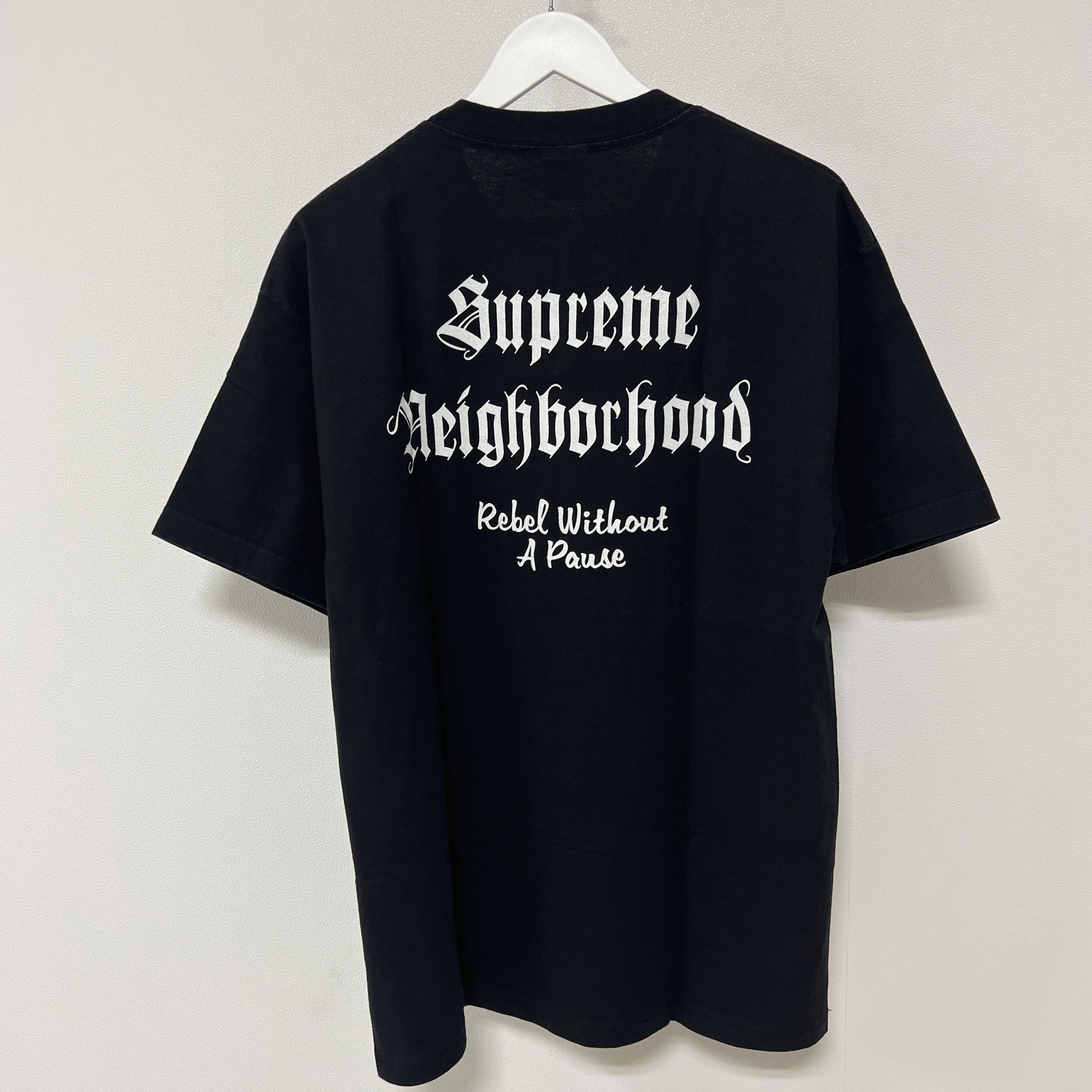 Neighborhood × Supreme Supreme SS07 Neighborhood Skull Box Logo Tee Black Size US L / EU 52-54 / 3 - 4 Thumbnail