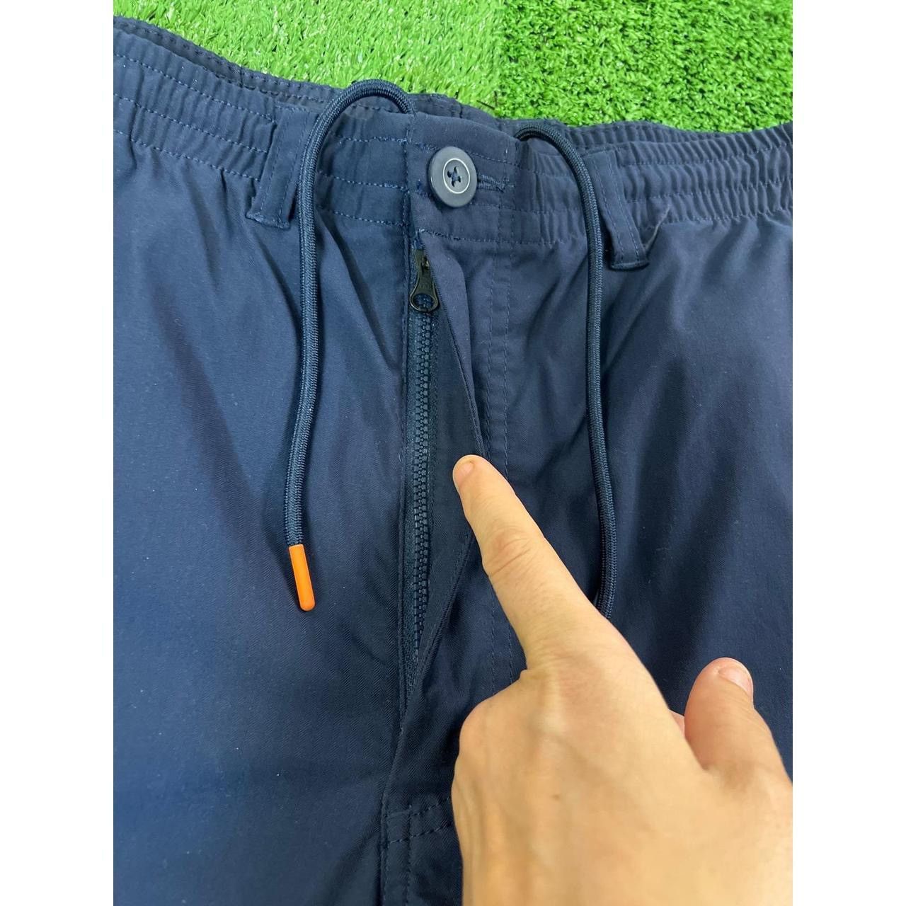 Nike Nike Mens XL Baggy Dark Blue Track Pants Nylon Windbreaker Size US 34 / EU 50 - 3 Thumbnail