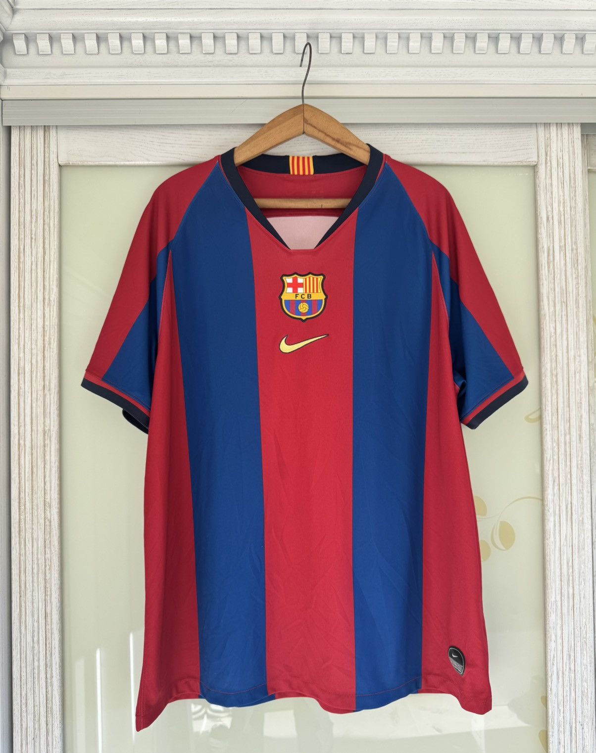 Nike Barcelona 2019-2020 Home El Clasico Stadiun Jersey Shirt Size US XXL / EU 58 / 5 - 1 Thumbnail