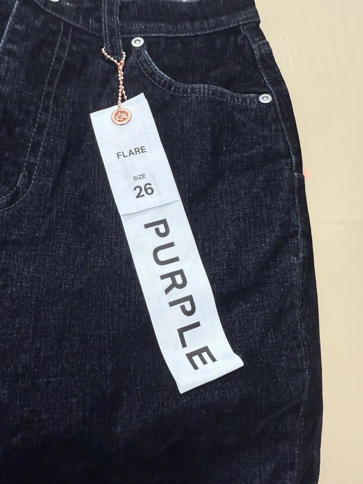 Other Purple Brand Black Flare Jeans Size 26" / US 2 / IT 38 - 2 Thumbnail