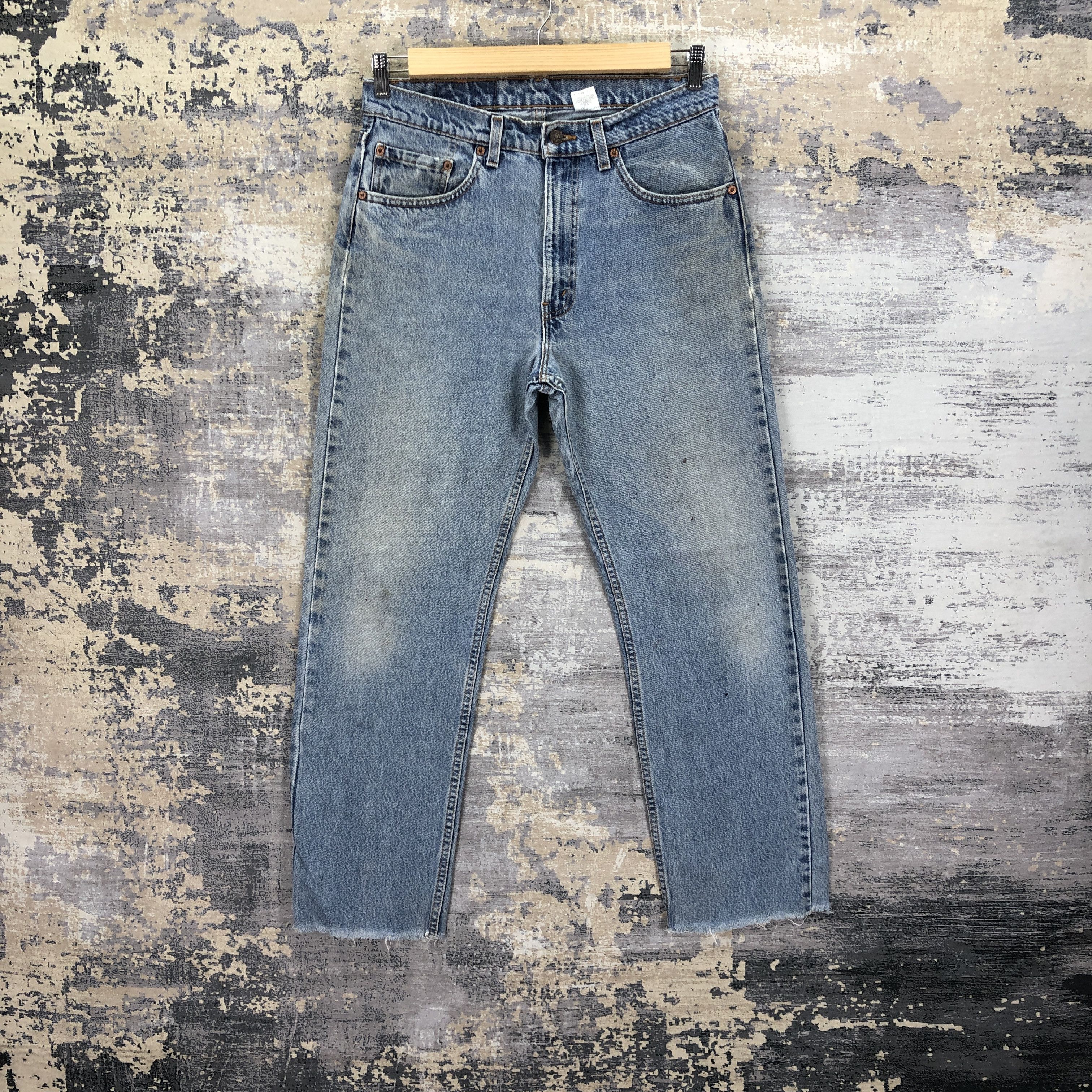 Levi's Vintage 90s Levis 505 Stone Wash Jeans Levi's Faded Denim Size US 32 / EU 48 - 1 Thumbnail