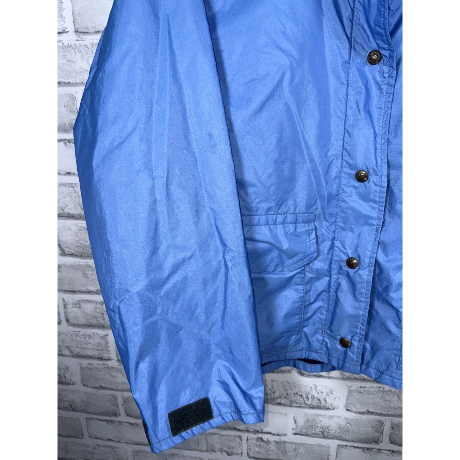 Vintage VTG COLUMBIA Gore Tex Nylon Blue Hooded Jacket Womens L Size L / US 10 / IT 46 - 6 Thumbnail