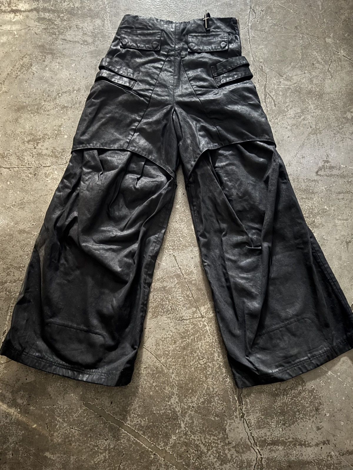 SHINE LUXURY “RAMMERTECK” LAYERED DEFENDER CARGO TANK PANTS Size US 32 / EU 48 - 8 Thumbnail