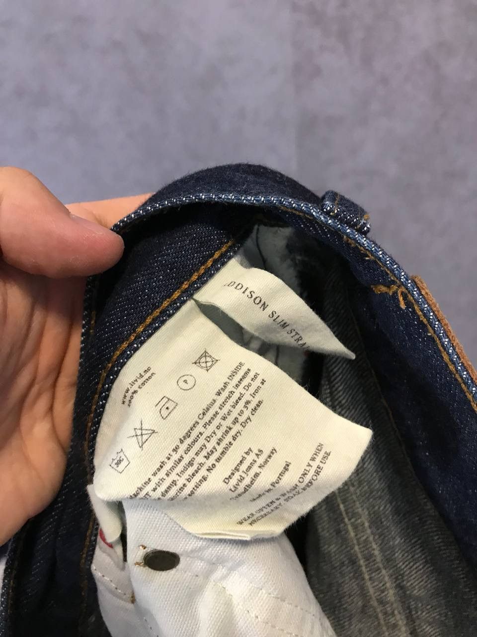 Self Edge Livid Japanese Selvedge denim jeans Size US 30 / EU 46 - 9 Thumbnail