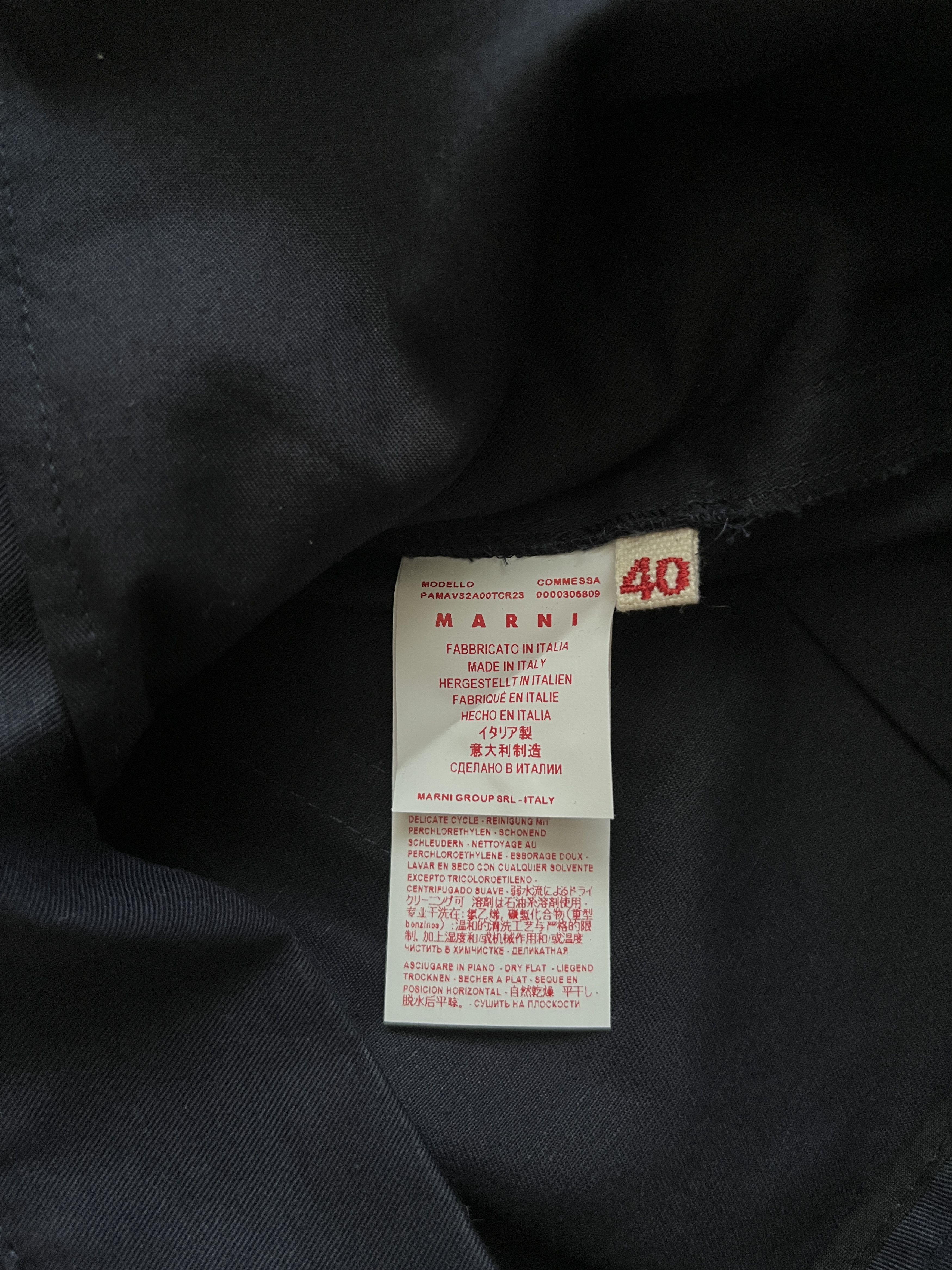 Marni ⚡️QUICK SALE⚡️Marni Navy Button Pants Trousers Size 30" / US 8 / IT 44 - 4 Thumbnail