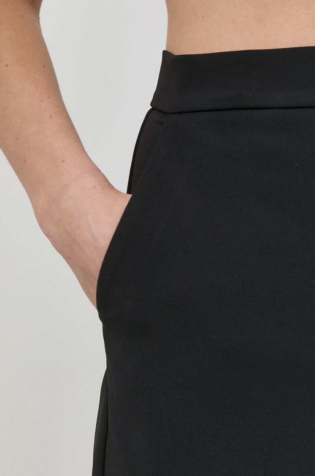 Elisabetta Franchi Elisabetta Franchi Black High Rise Pants Wide Leg IT 42 Size 28" / US 6 / IT 42 - 4 Thumbnail