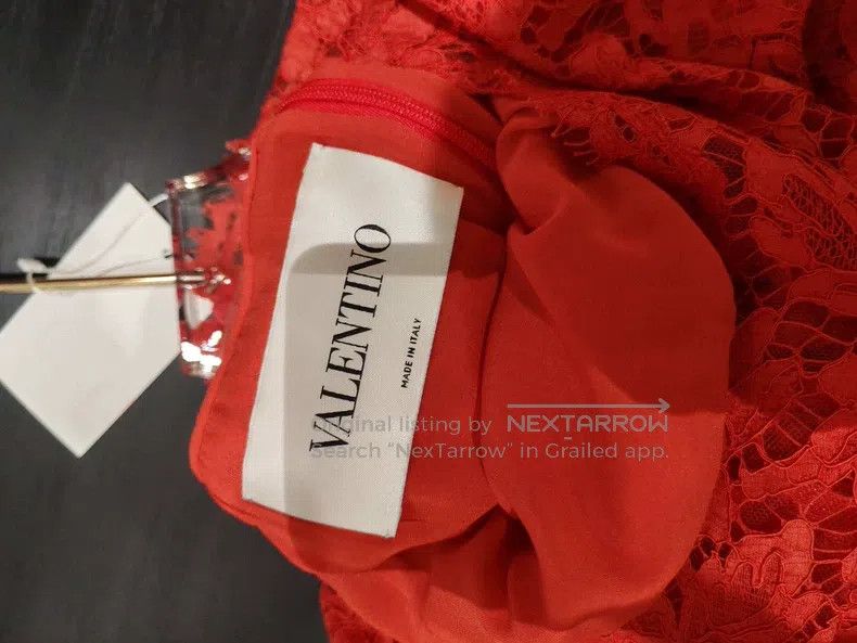 Valentino Valentino Red lace dress Size XS / US 0-2 / IT 36-38 - 3 Thumbnail