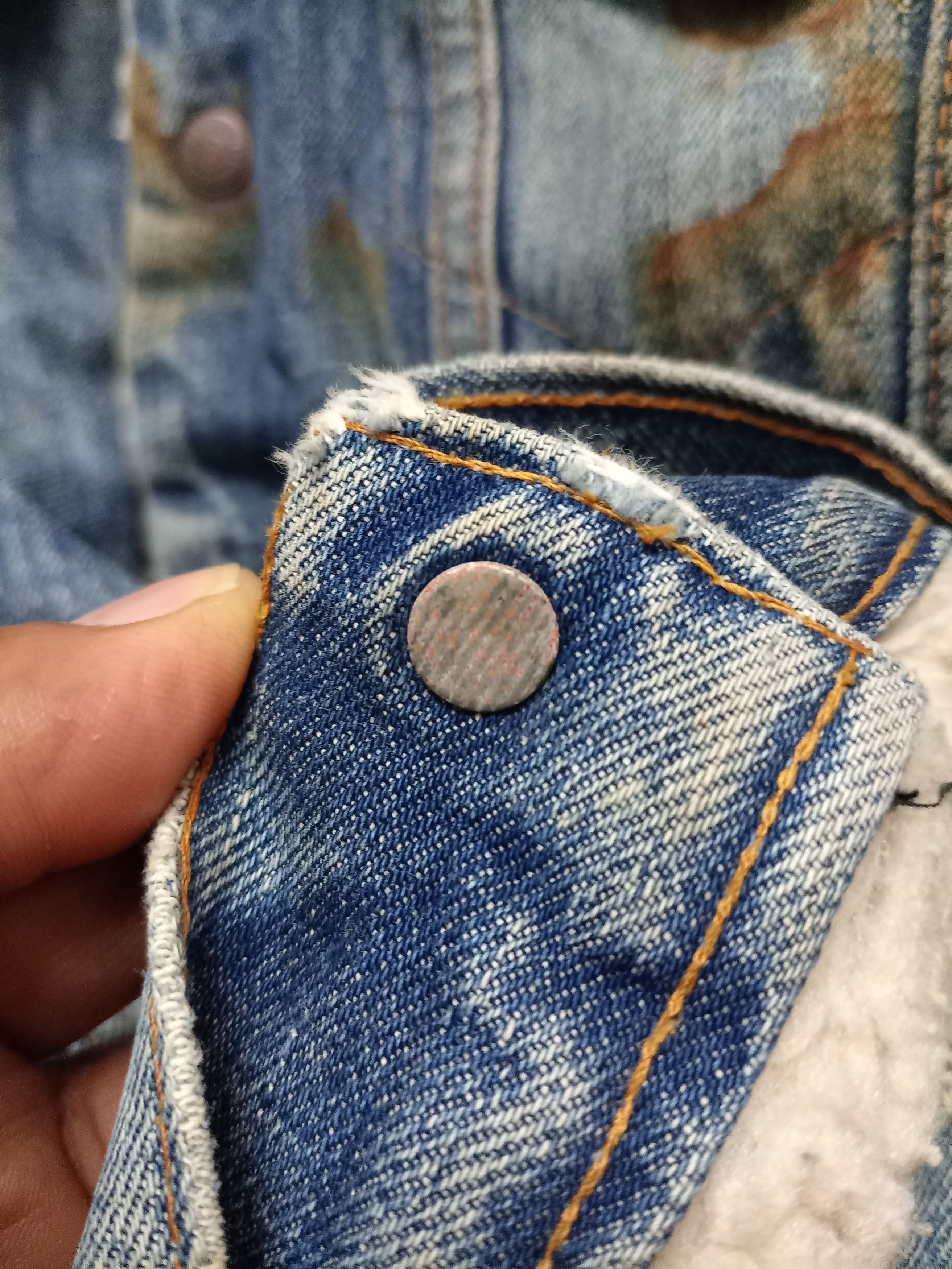Levi's × Vintage Vintage levi's snap button sherpa denim jacket Size US S / EU 44-46 / 1 - 9 Thumbnail
