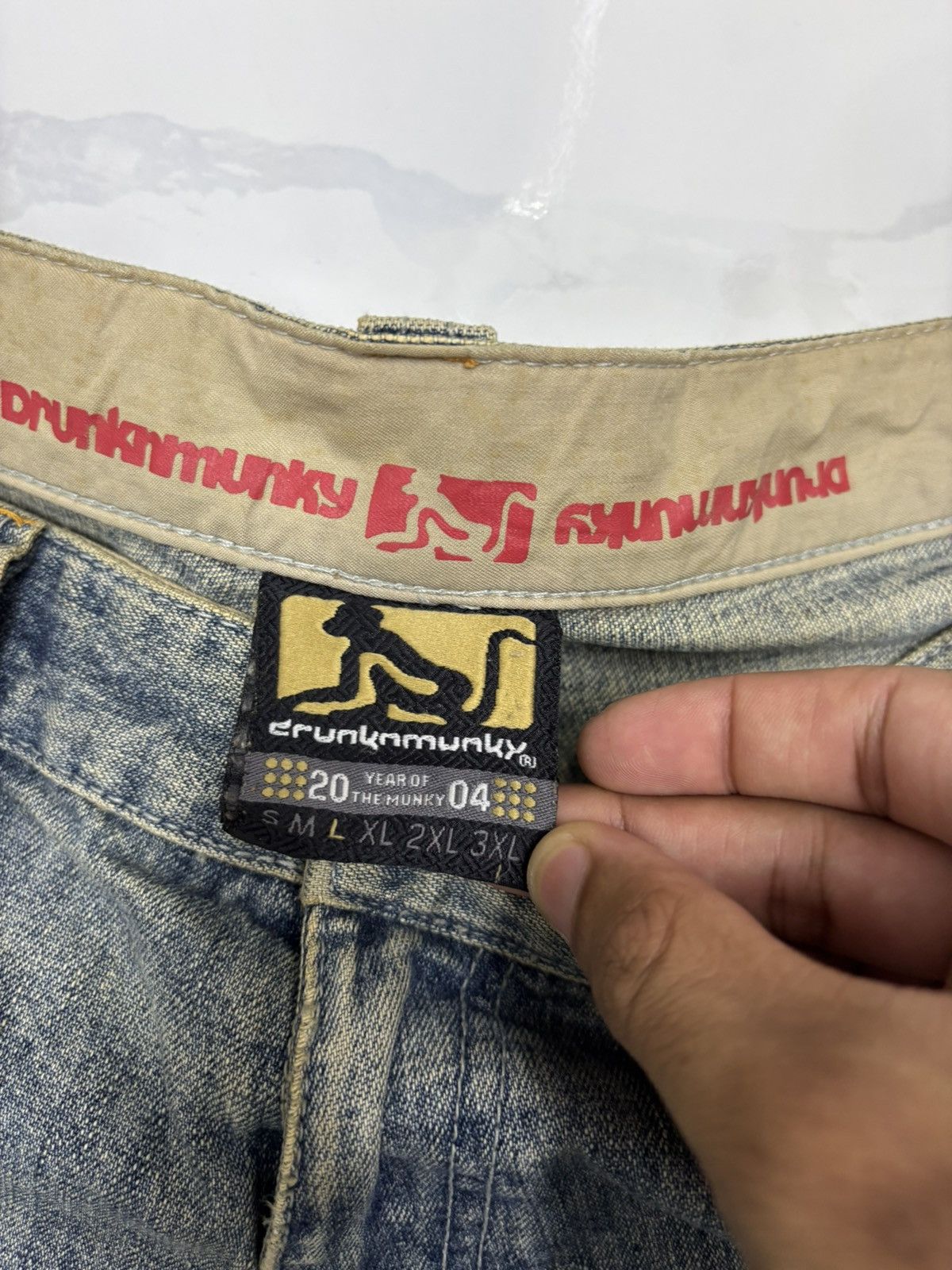 JNCO 🔥JNCO Rusty Style DrunknMunky Baggy Skater Cargo Jeans Size US 32 / EU 48 - 10 Thumbnail