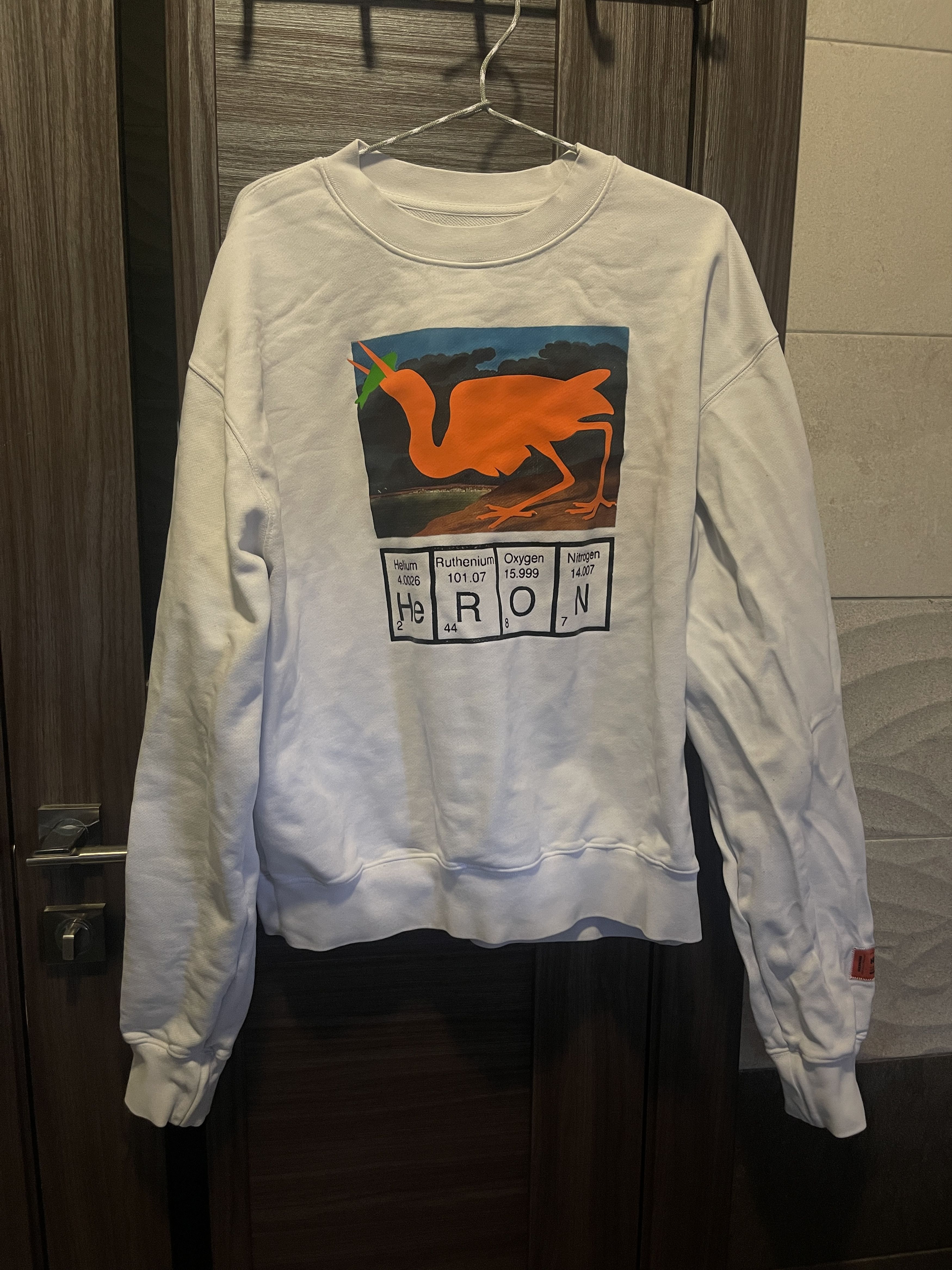 Heron Preston Heron Preston Crewneck Size L Periodic Logo Size US L / EU 52-54 / 3 - 1 Thumbnail