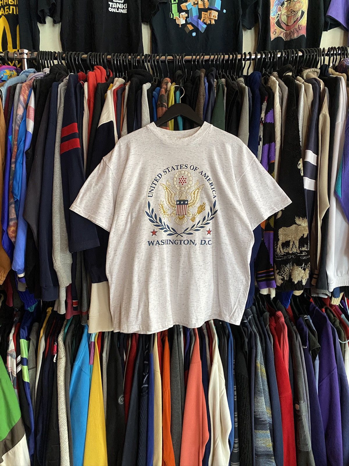 Other VINTAGE UNITED STATES OF AMERICA WASHINGTON T-shirt 90s Size US XL / EU 56 / 4 - 1 Thumbnail