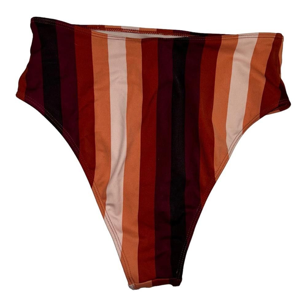 Forever 21 Striped High Waist Bikini Size Medium Size ONE SIZE - 4 Thumbnail