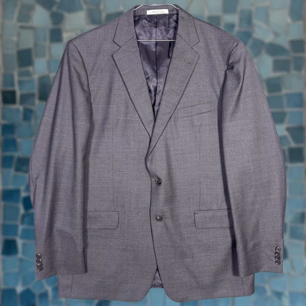 Joseph Abboud Joseph Abboud Blazer Men 44L Zignone Super 110s Wool Sport Coat Italy Size 44R - 1 Thumbnail